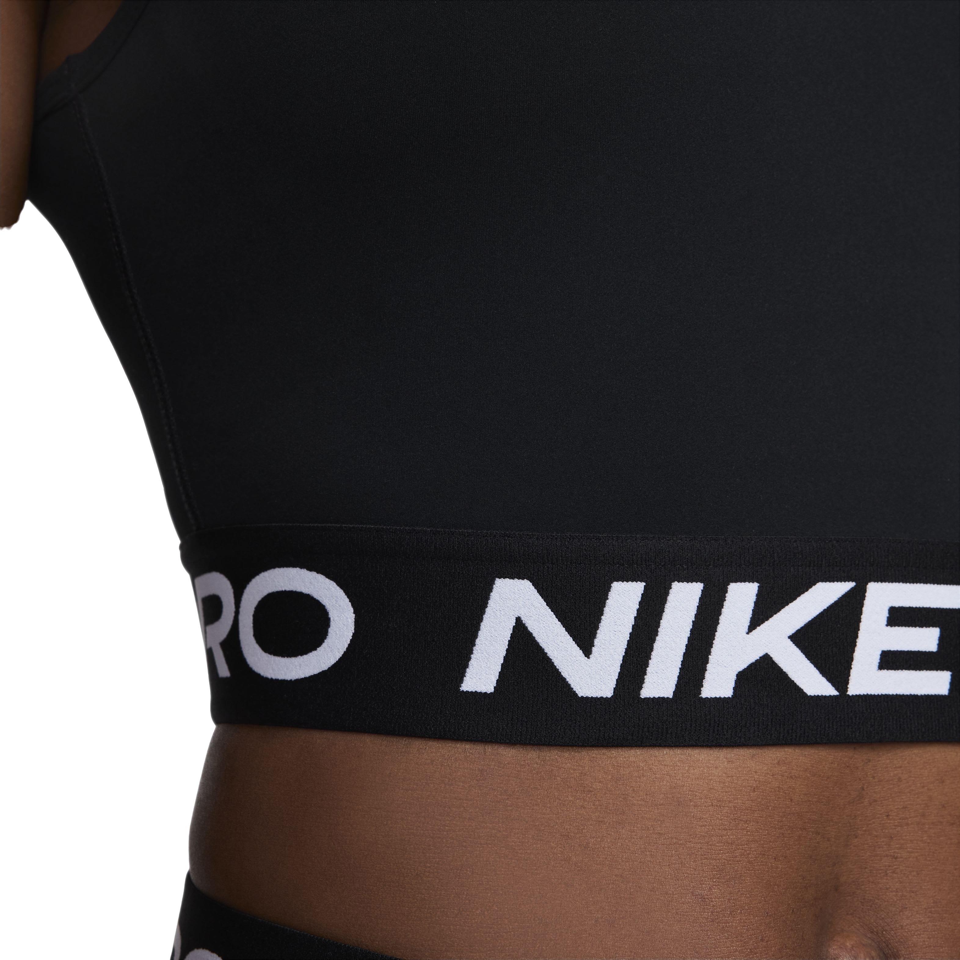 Nike Pro Women's Black Dri-FIT Cropped Tank