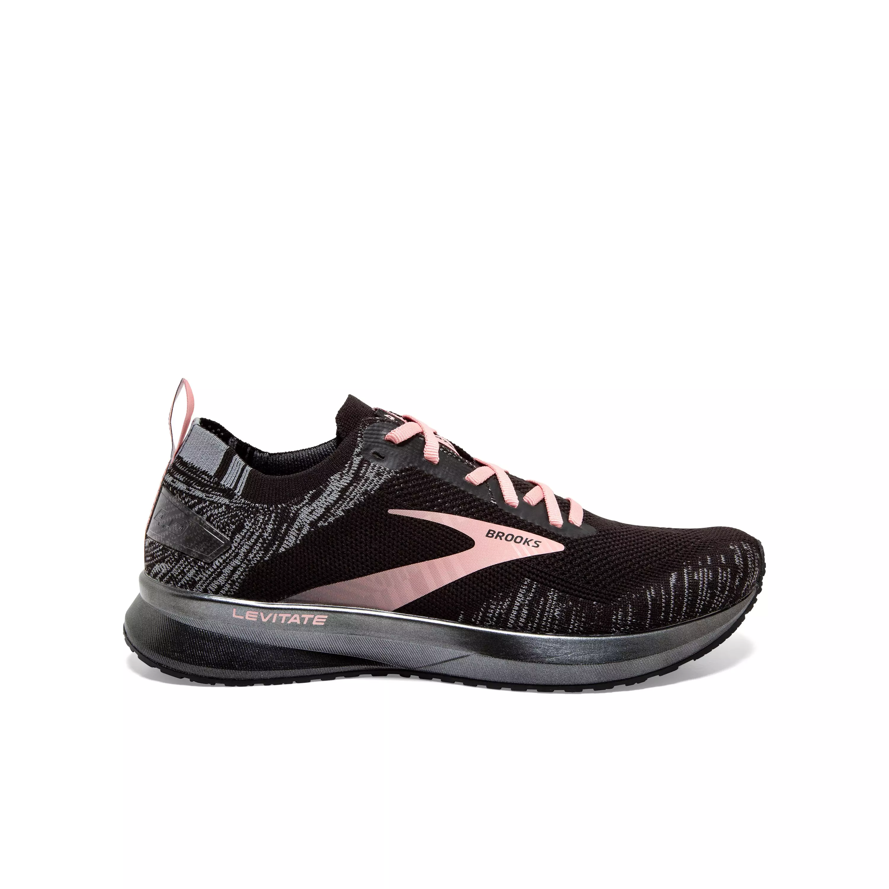 Brooks Levitate 4 "Black/Grey/Coral" Women's Running Shoe - BLACK/GREY