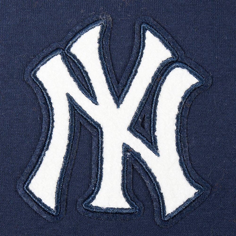 Pro Standard Big Girls' MLB New York Yankees Classic Short Sleeve Boxy Top - Navy - NAVY Thumbnail View 5