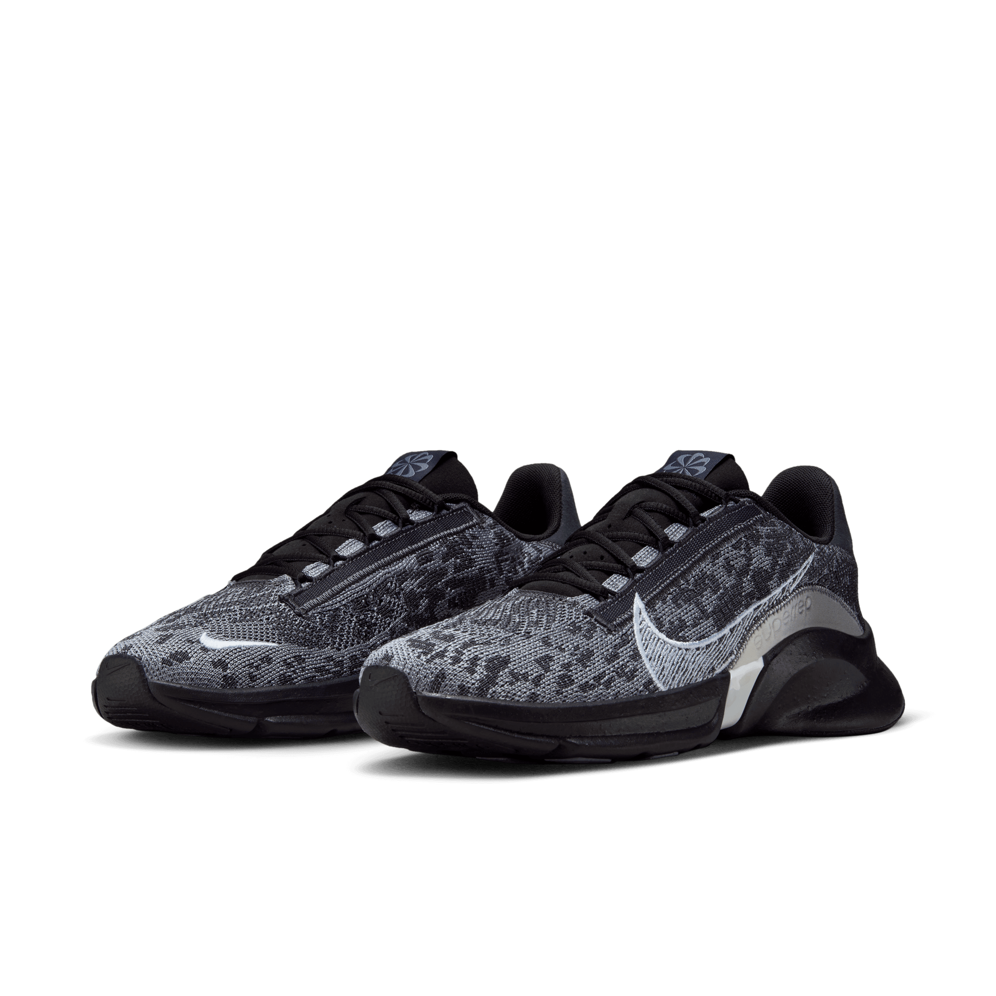 Nike SuperRep Go 3 Next Nature Flyknit "Anthracite/White/Black/Cool Grey" Men's Training Shoe - ANTHRACITE/WHITE/BLACK/GREY Thumbnail View 3