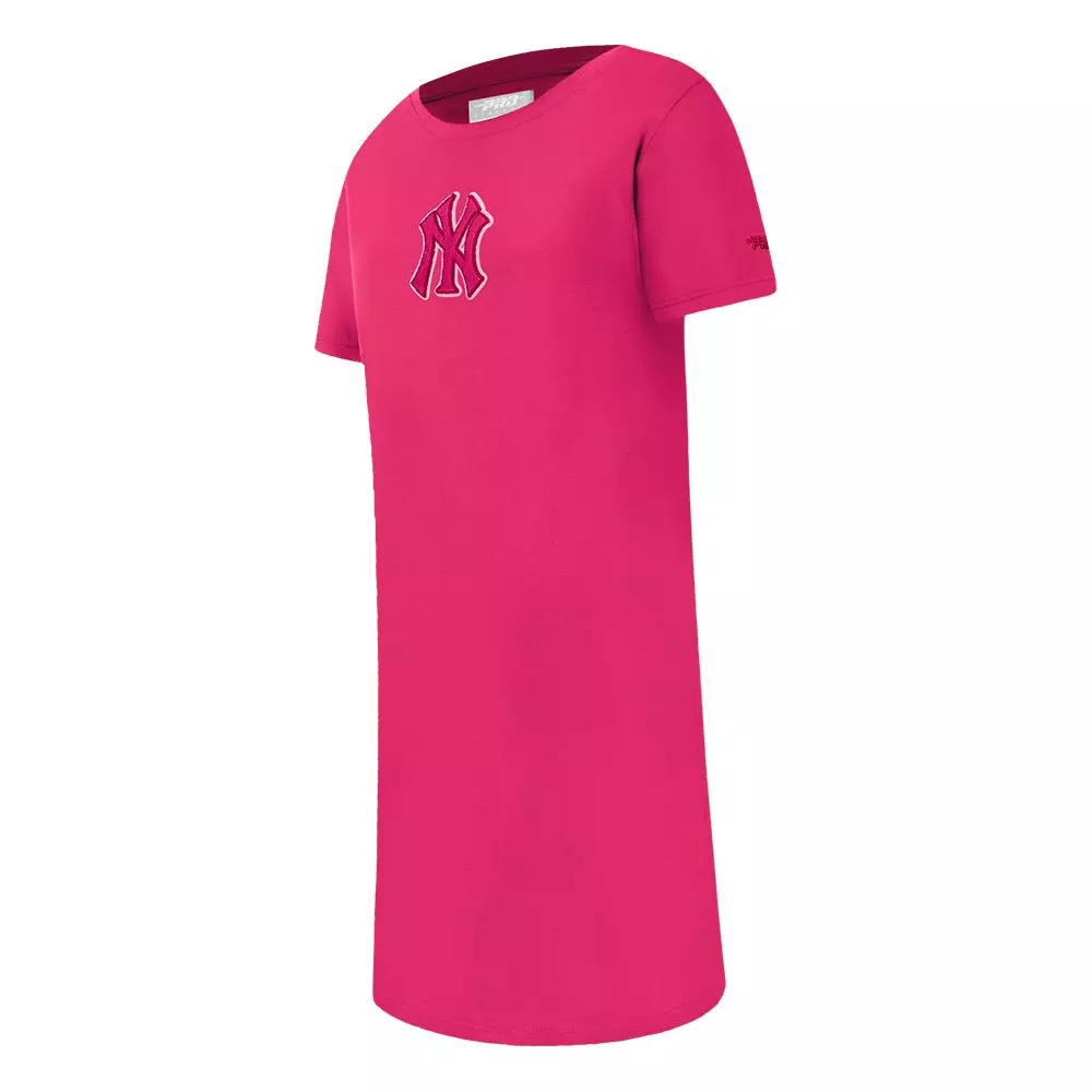 Pro Standard Big Girls' MLB New York Yankees Triple Pink Top Dress - PINK