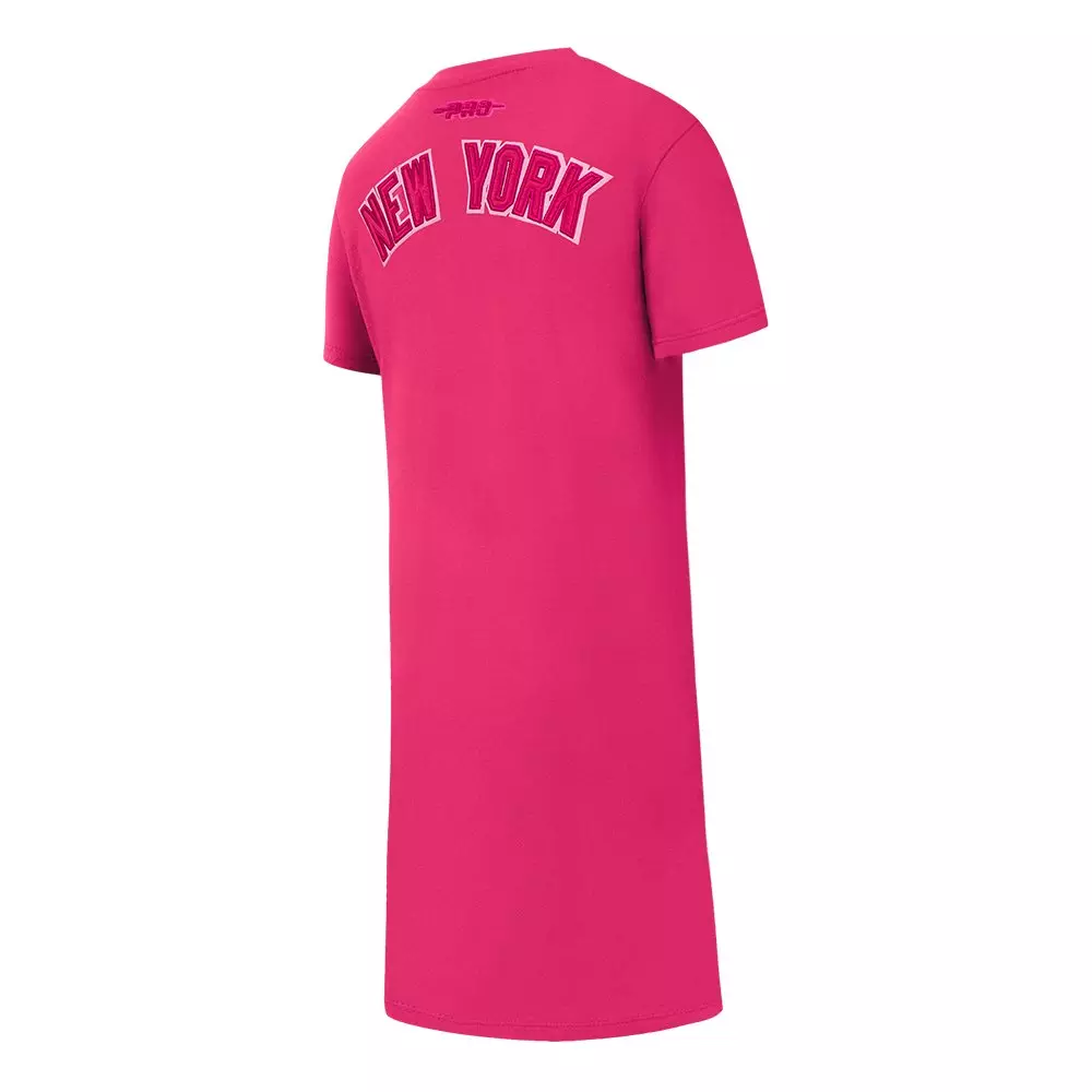 Pro Standard Big Girls' MLB New York Yankees Triple Pink Top Dress - PINK