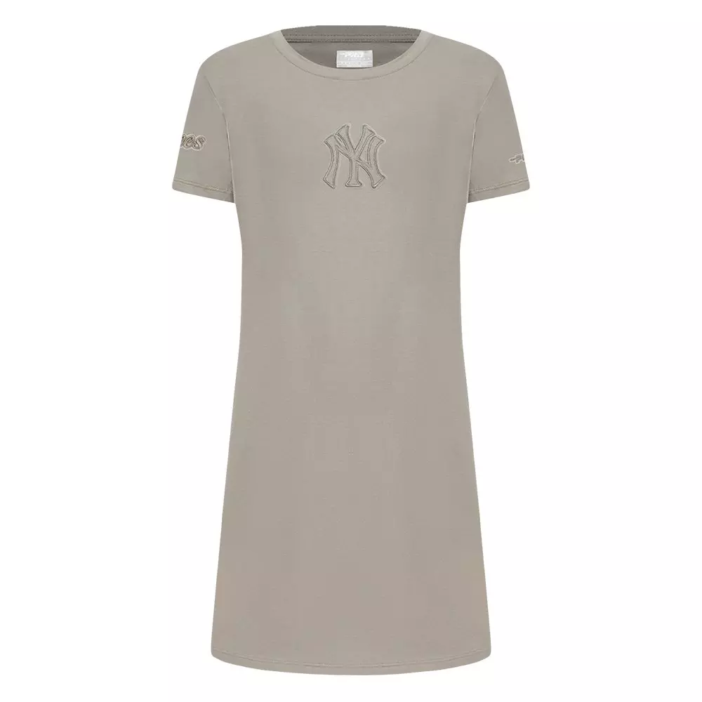 Pro Standard Big Girls' MLB New York Yankees Neutral Top Dress - Khaki - KHAKI