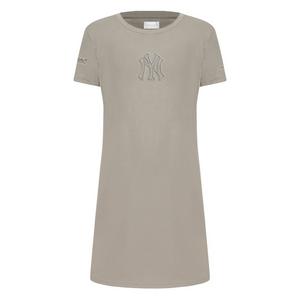 Pro Standard Big Girls' MLB New York Yankees Neutral Top Dress -Khaki