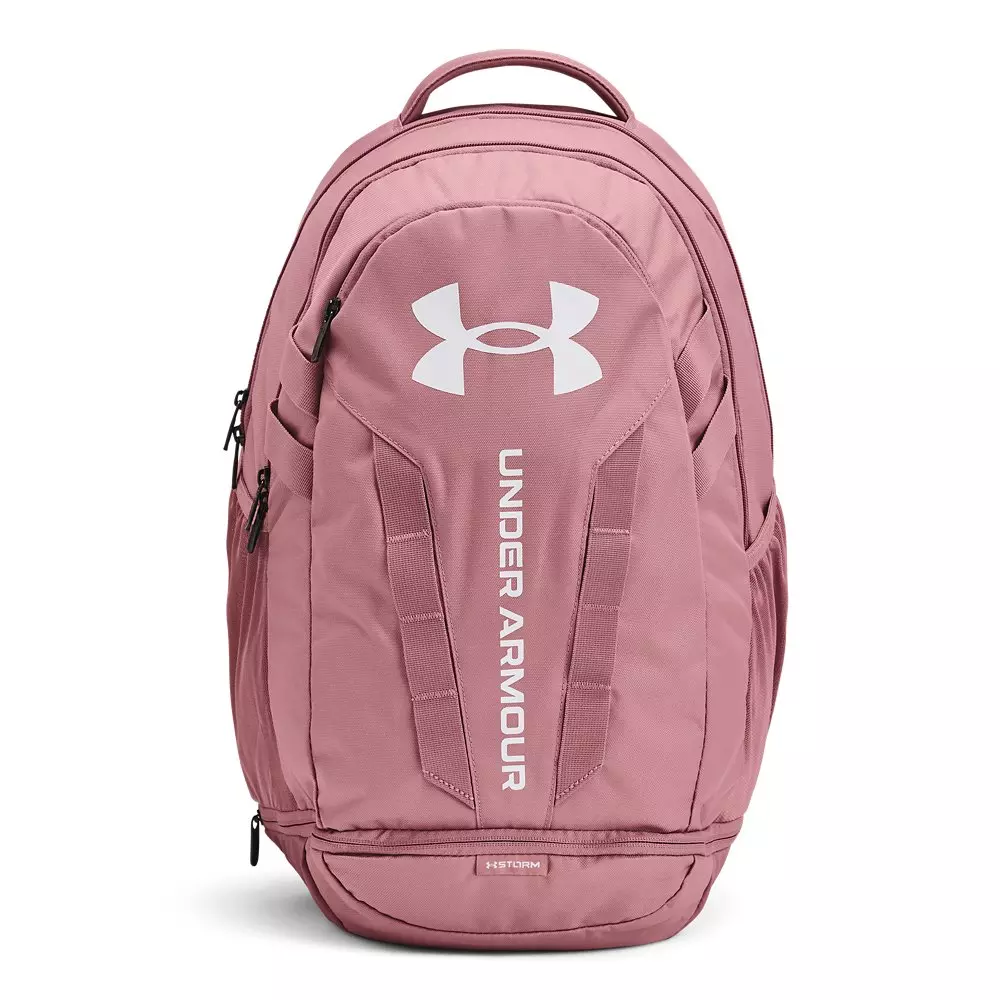 Under Armour Hustle 5.0 Backpack-Pink - PINK