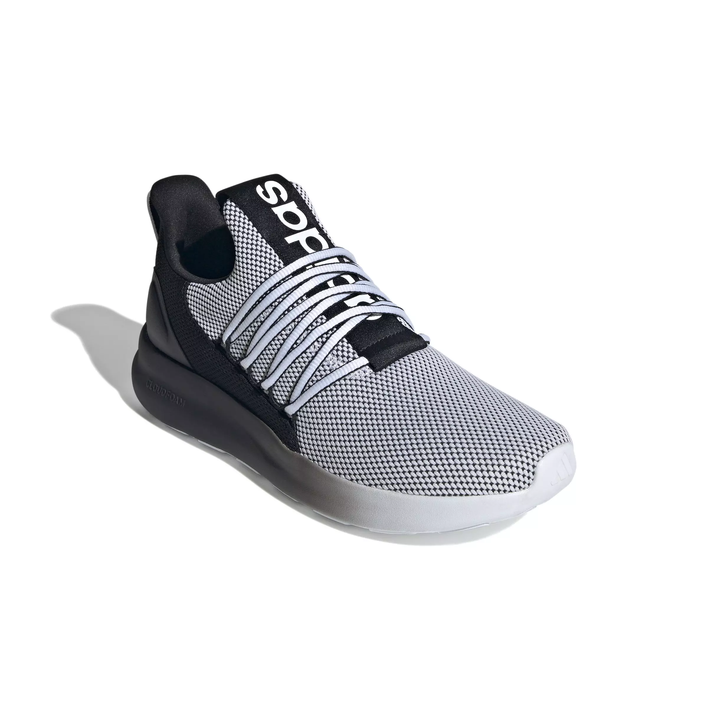 adidas Lite Racer Adapt 7.0 "Ftwr White/Core Black/Ftwr White" Men's Shoe - WHITE/BLACK/WHITE