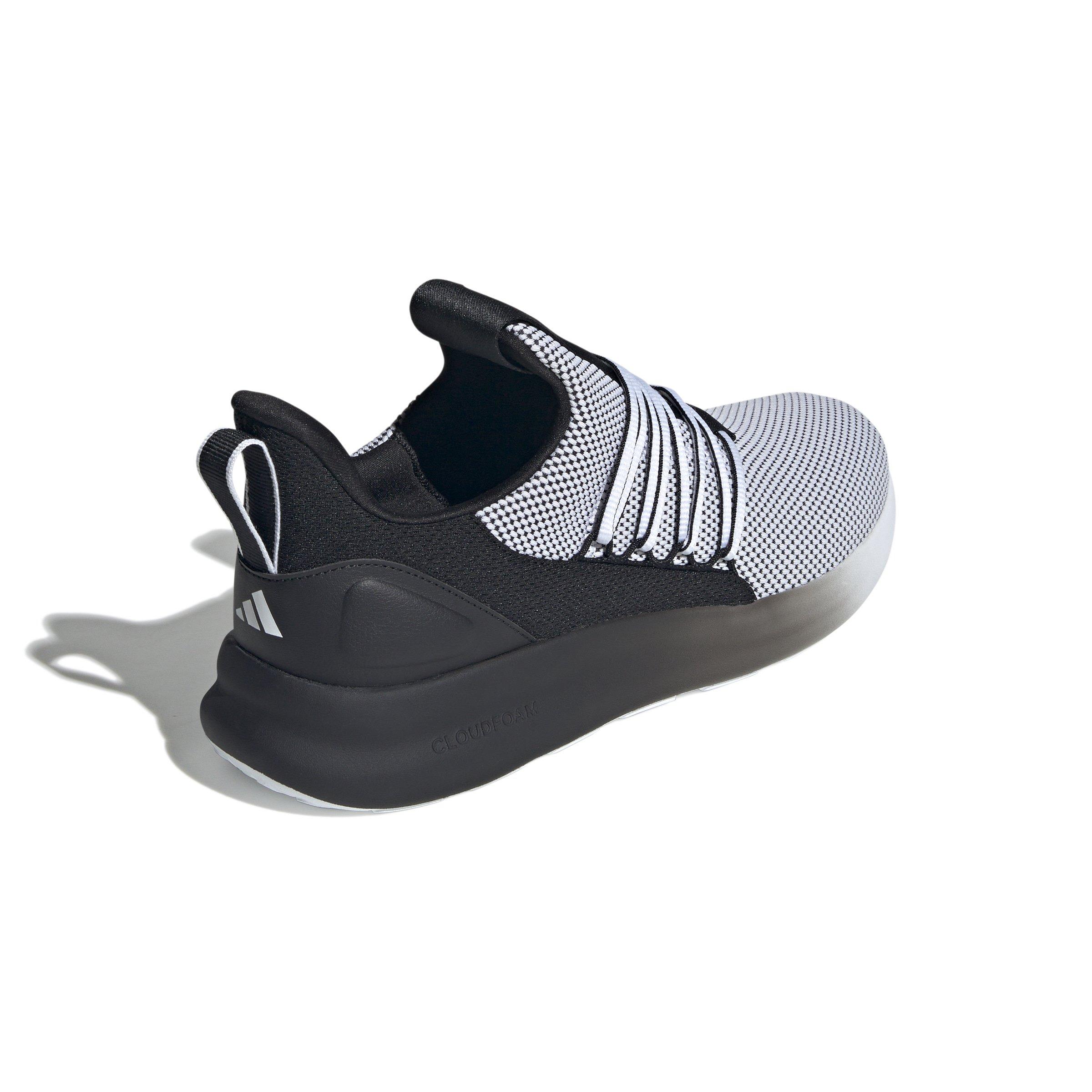 adidas Lite Racer Adapt 7.0 "Ftwr White/Core Black/Ftwr White" Men's Shoe - WHITE/BLACK/WHITE Thumbnail View 4