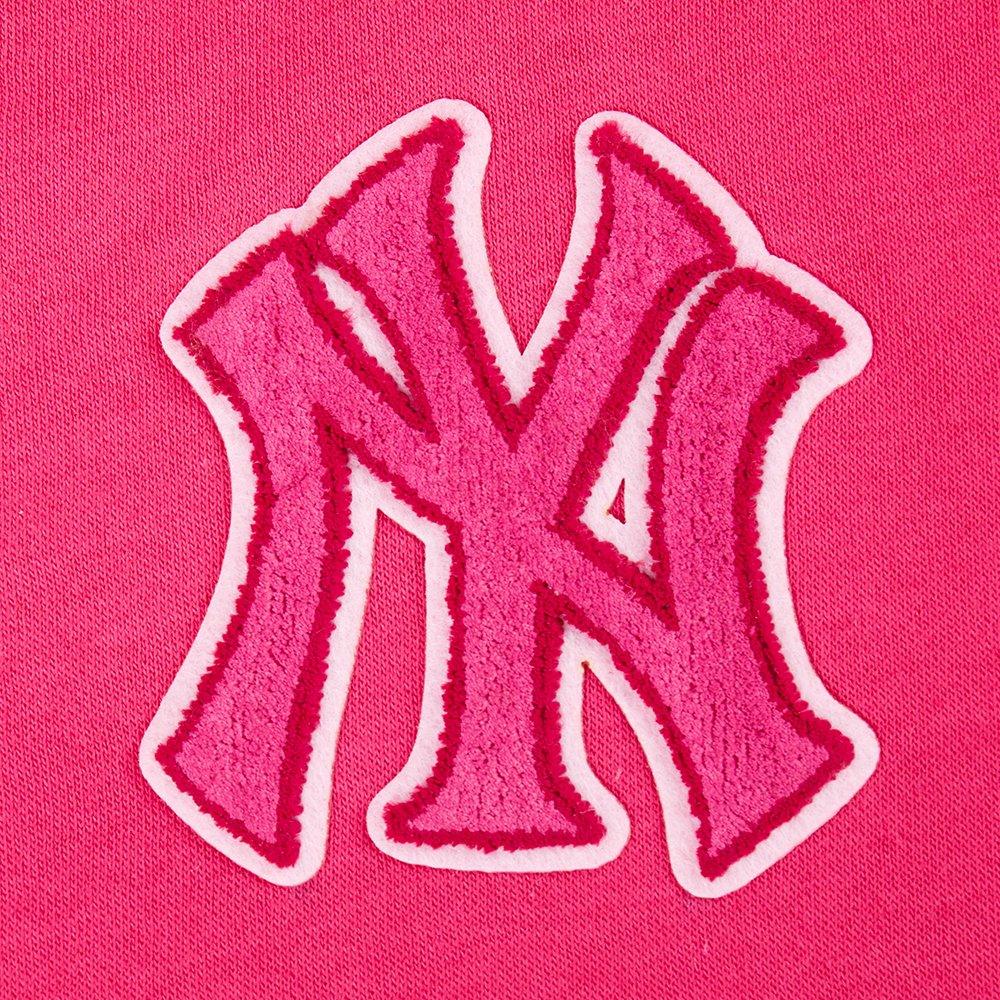 Pro Standard MLB New York Yankees Triple Pink Big Girls' Fleece PO Hoodie