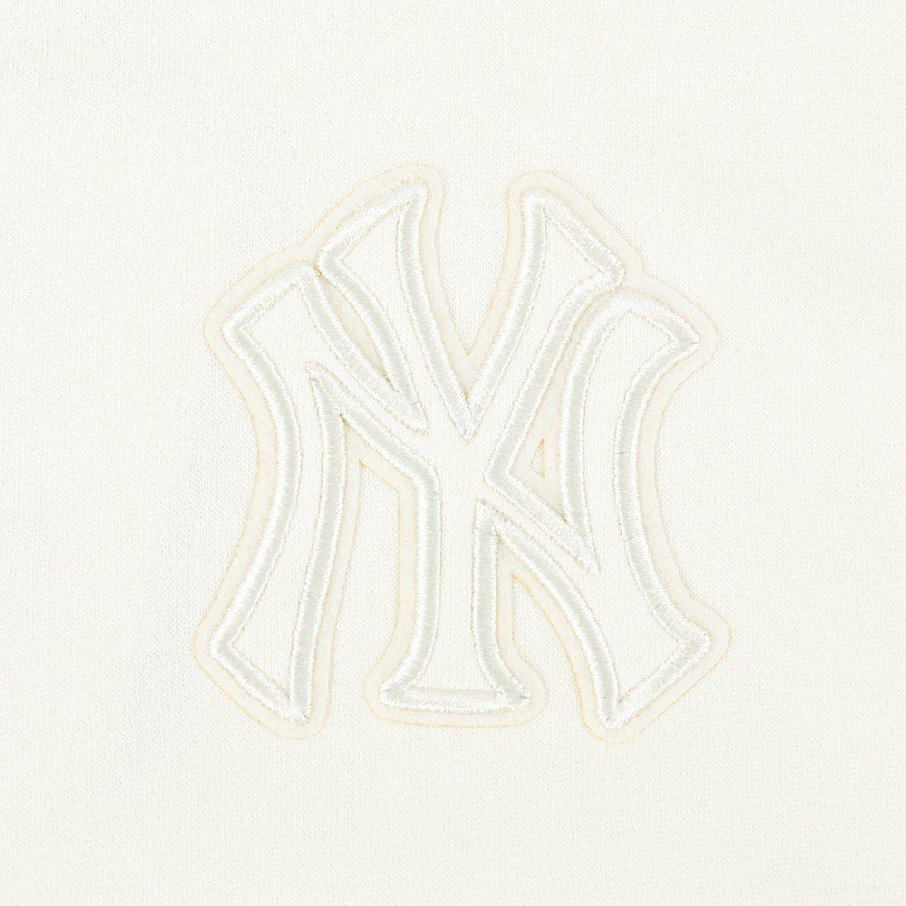 Pro Standard Big Girls' MLB New York Yankees Neutral Fleece Pullover Hoodie - Cream - CREAM Thumbnail View 6