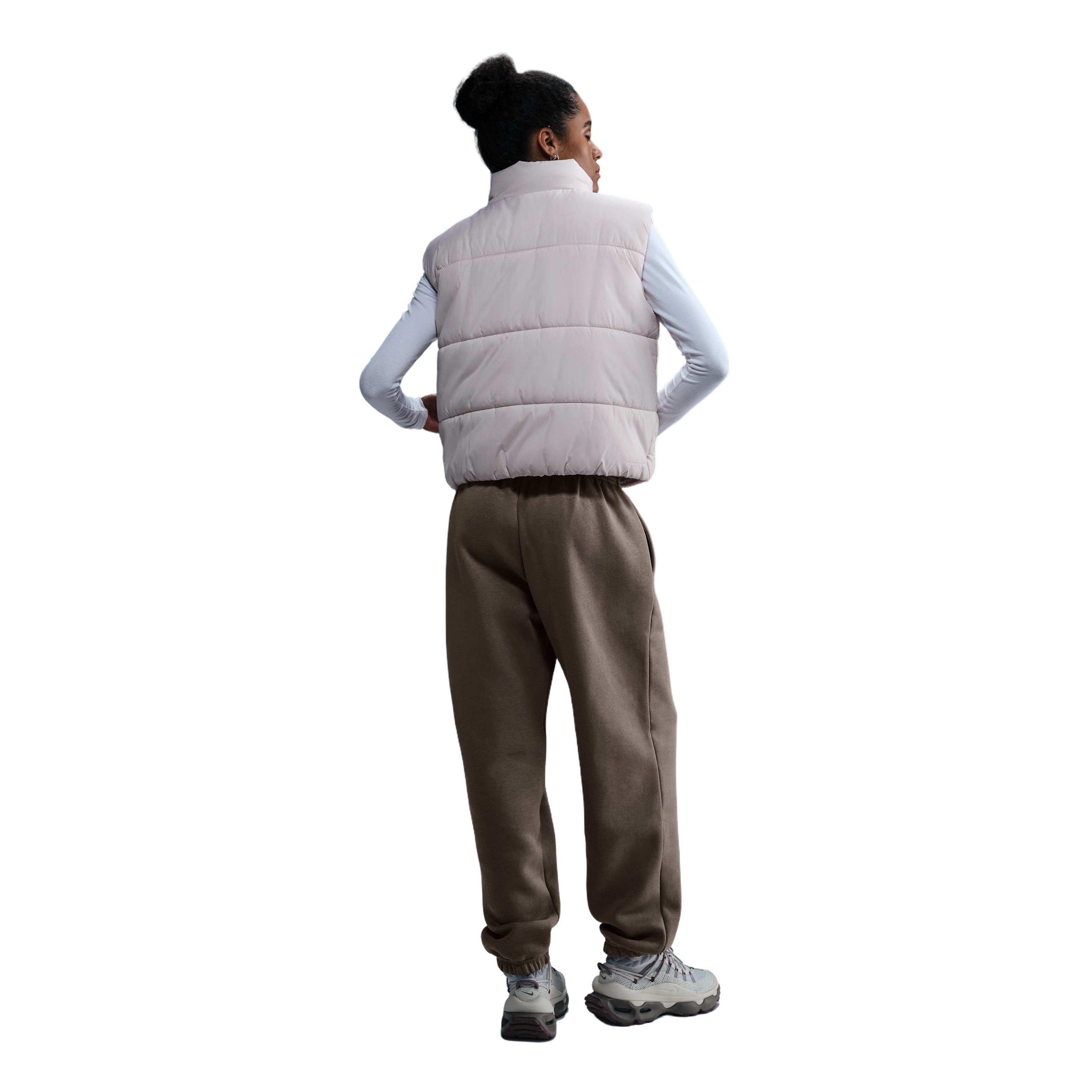 Nike Women's Sportswear Phoenix Fleece High-Waisted Oversized Sweatpants - Brown - BROWN Thumbnail View 2