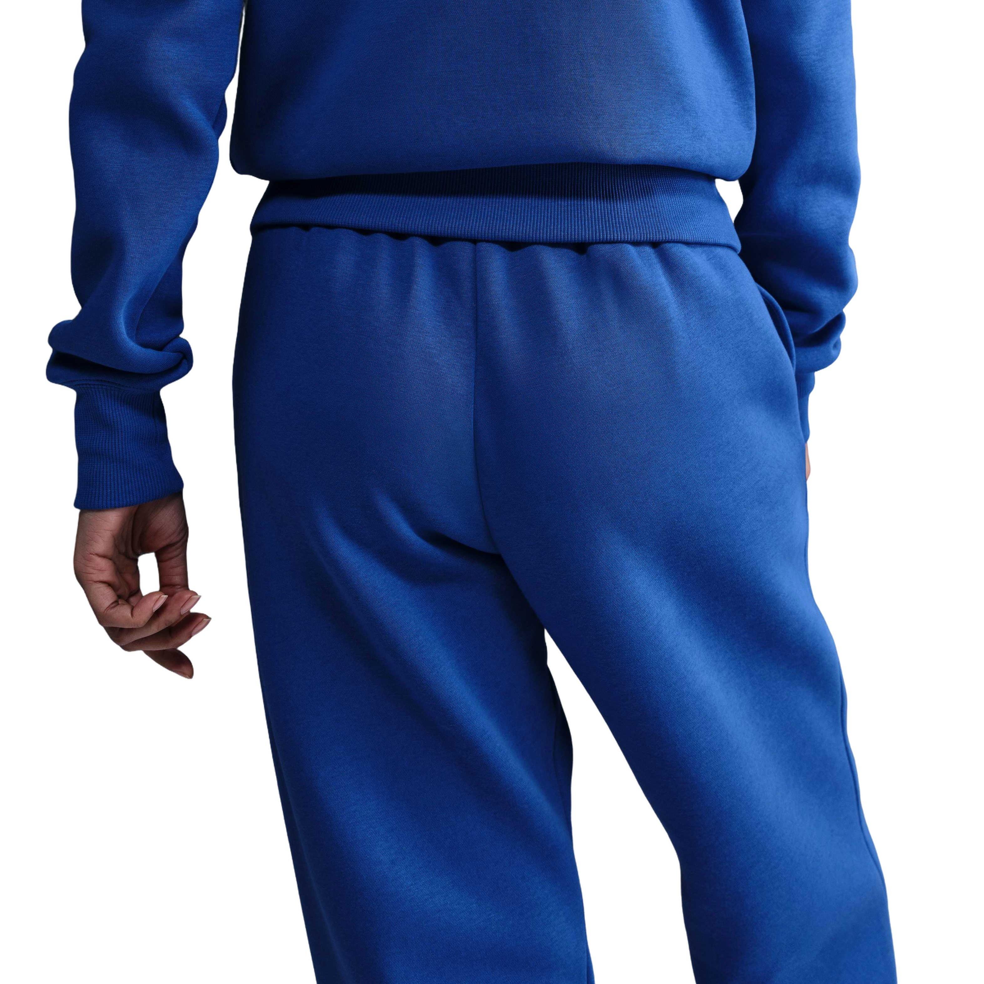 Nike Women's Sportswear Phoenix Fleece High-Waisted Oversized Sweatpants - Blue - BLUE Thumbnail View 4