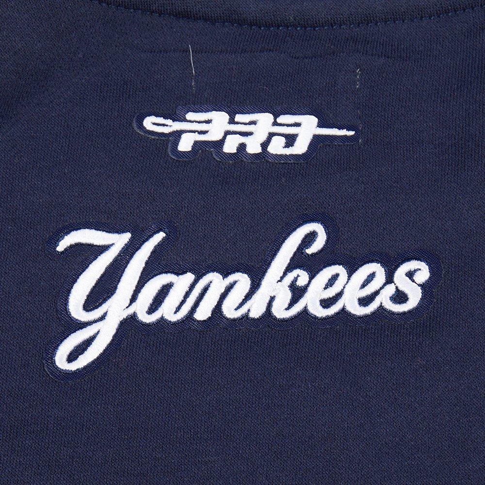 Pro Standard MLB New York Yankees Classic Big Girls' Navy Fleece Crewneck