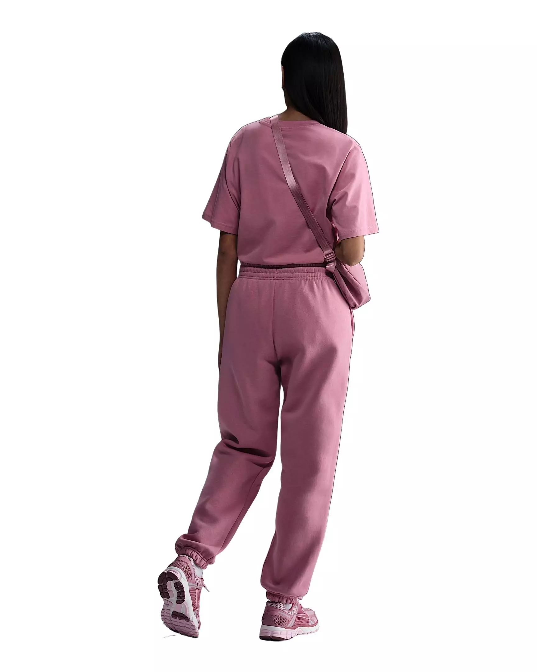 Nike Women's Sportswear Phoenix Fleece High-Waisted Oversized Sweatpants - Pink - PINK