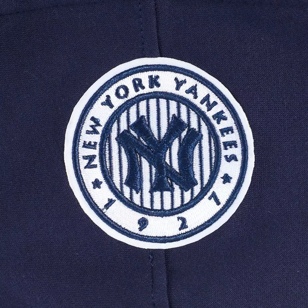 Pro Standard Big Girls' MLB New York Yankees Retro Classic Rib Fleece Po Hoodie -Navy - NAVY