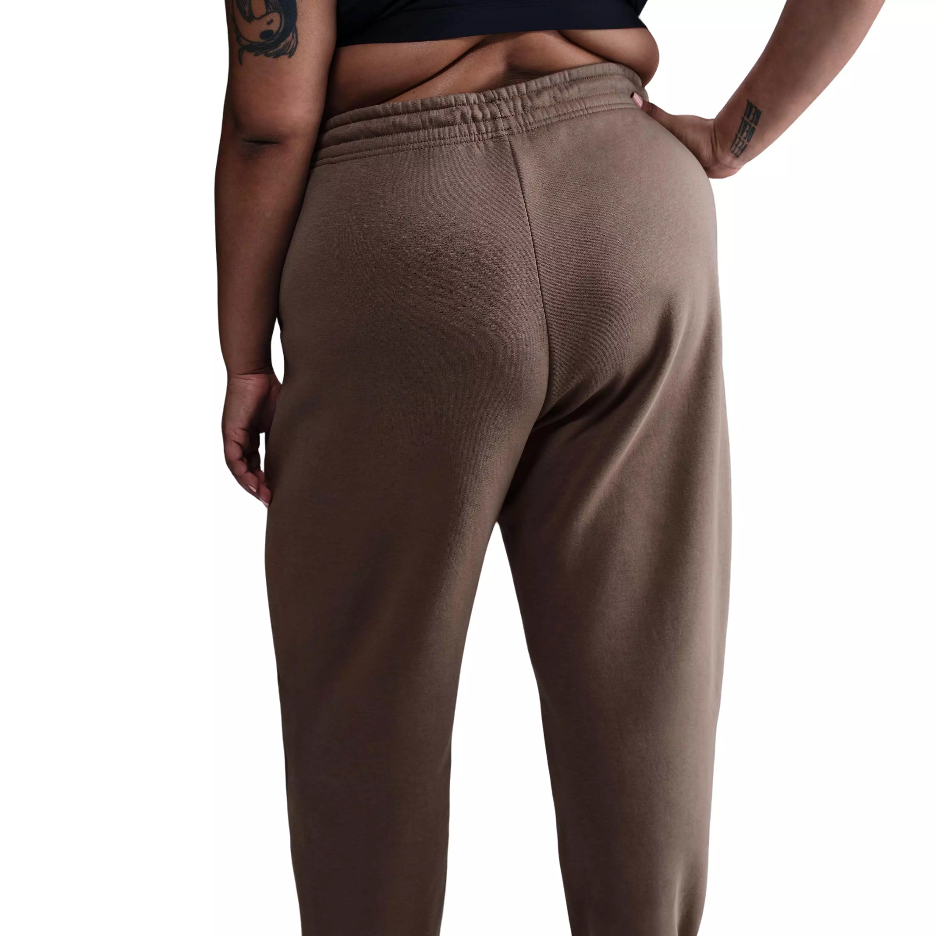 Nike Women's Sportswear Phoenix Fleece Oversized High-Waisted Sweatpants - Brown - BROWN