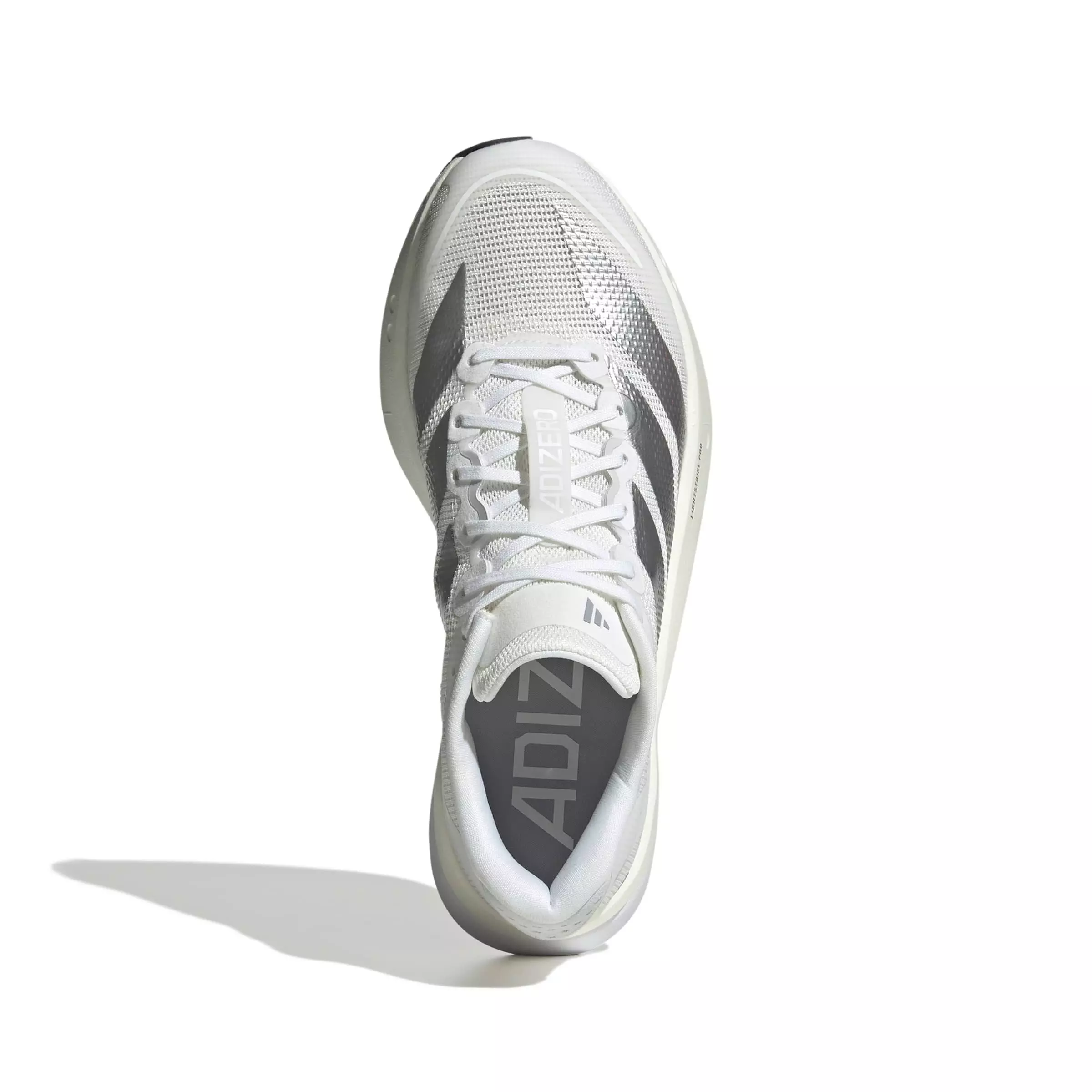 adidas Adizero Boston 13 "Ftwr White/Matte Silver/Dash Grey" Women's Running Shoe - WHITE/SILVER/GREY