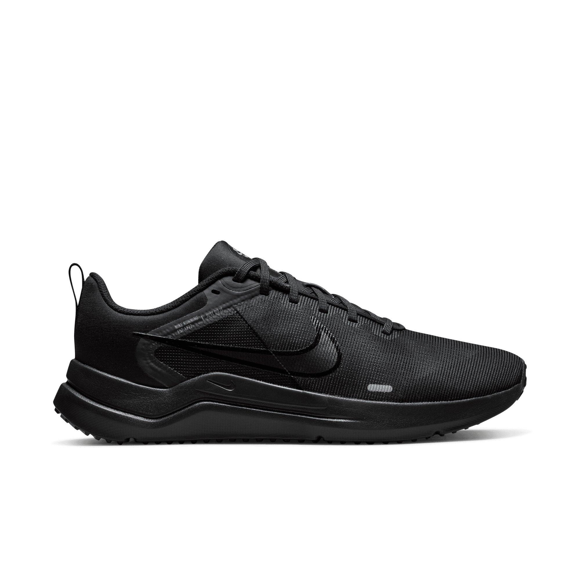 Nike Downshifter 12 "Black/Dark Smoke Grey/Particle Grey" Men's Running Shoe - BLACK/DK GREY/GREY Thumbnail View 1