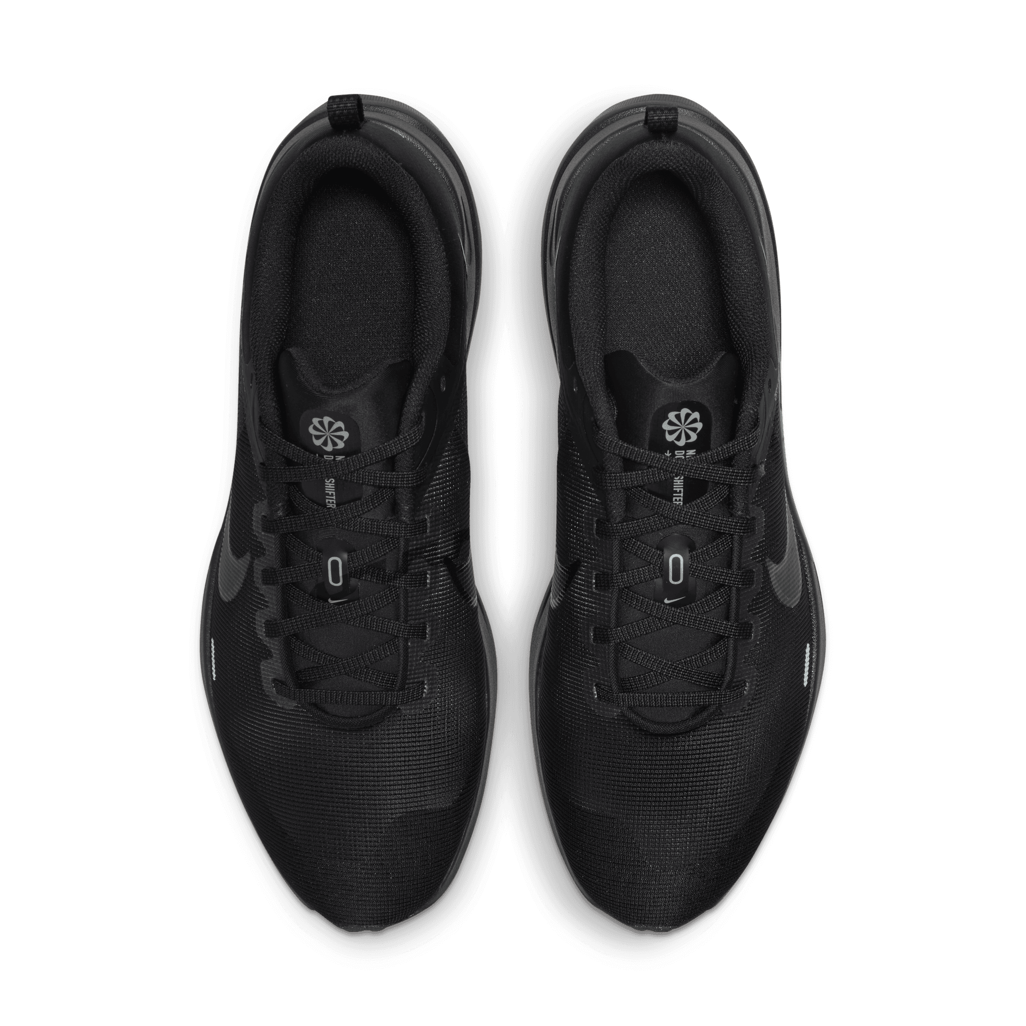 Nike Downshifter 12 "Black/Dark Smoke Grey/Particle Grey" Men's Running Shoe - BLACK/DK GREY/GREY Thumbnail View 4