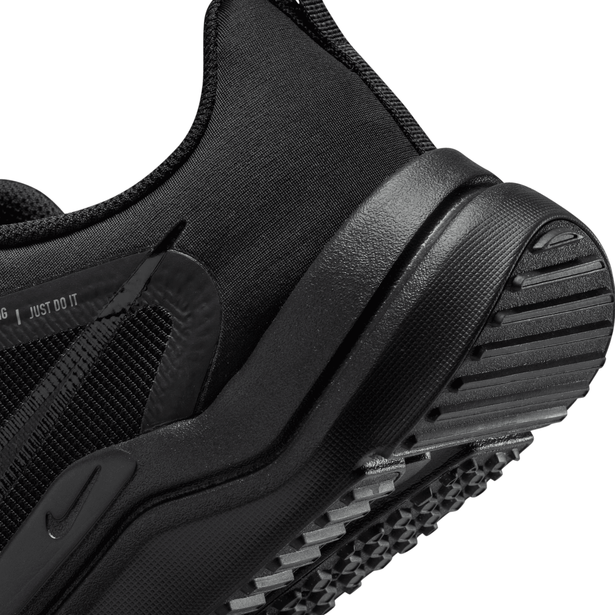 Nike Downshifter 12 "Black/Dark Smoke Grey/Particle Grey" Men's Running Shoe - BLACK/DK GREY/GREY Thumbnail View 8