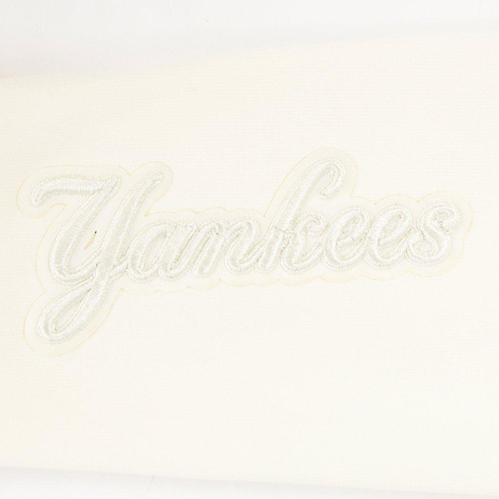 Pro Standard Big Girls' MLB New York Yankees Neutral Leggings - Cream - CREAM Thumbnail View 6