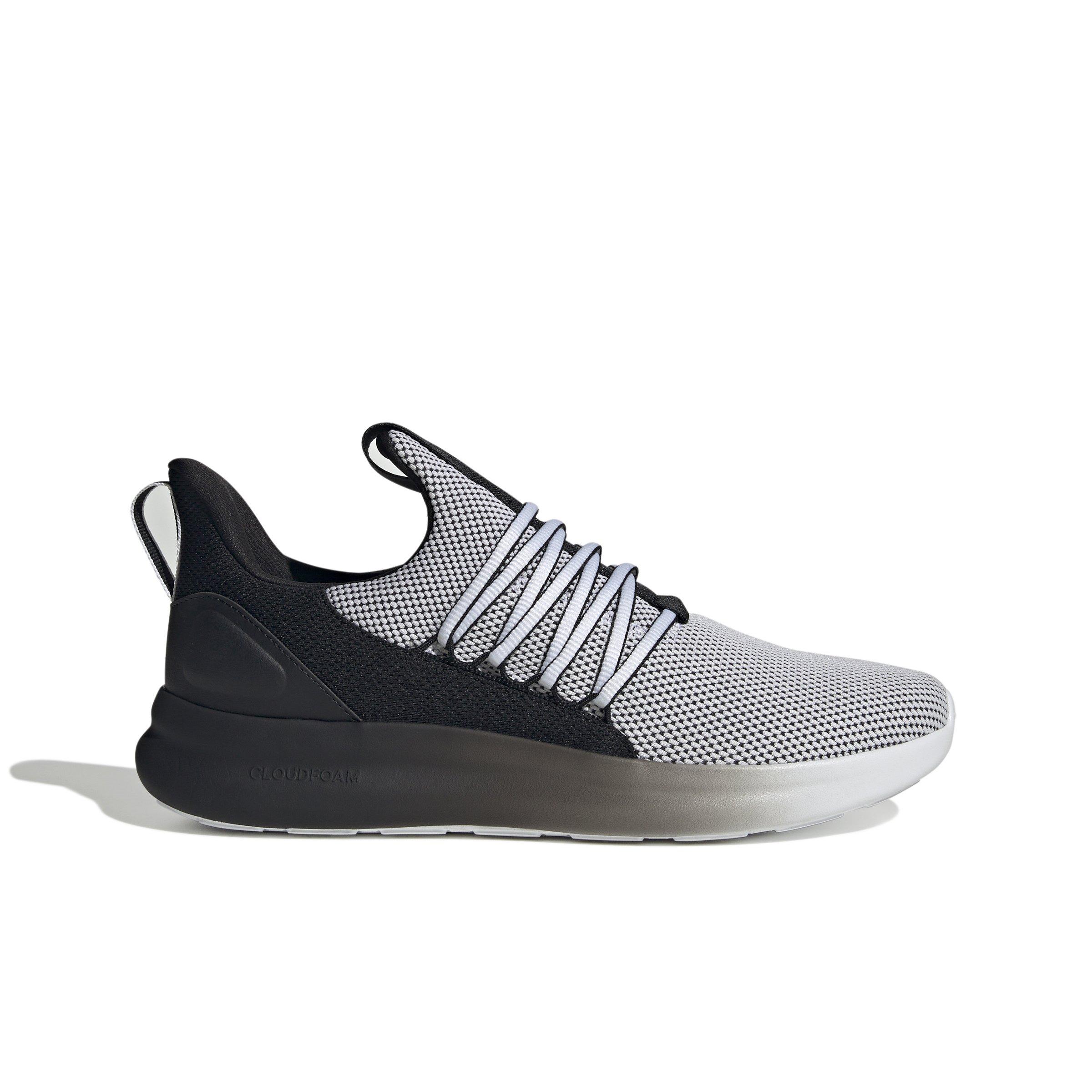 adidas Lite Racer Adapt 7.0 "Ftwr White/Core Black/Ftwr White" Men's Wide Shoe - WHITE/BLACK/WHITE Thumbnail View 1