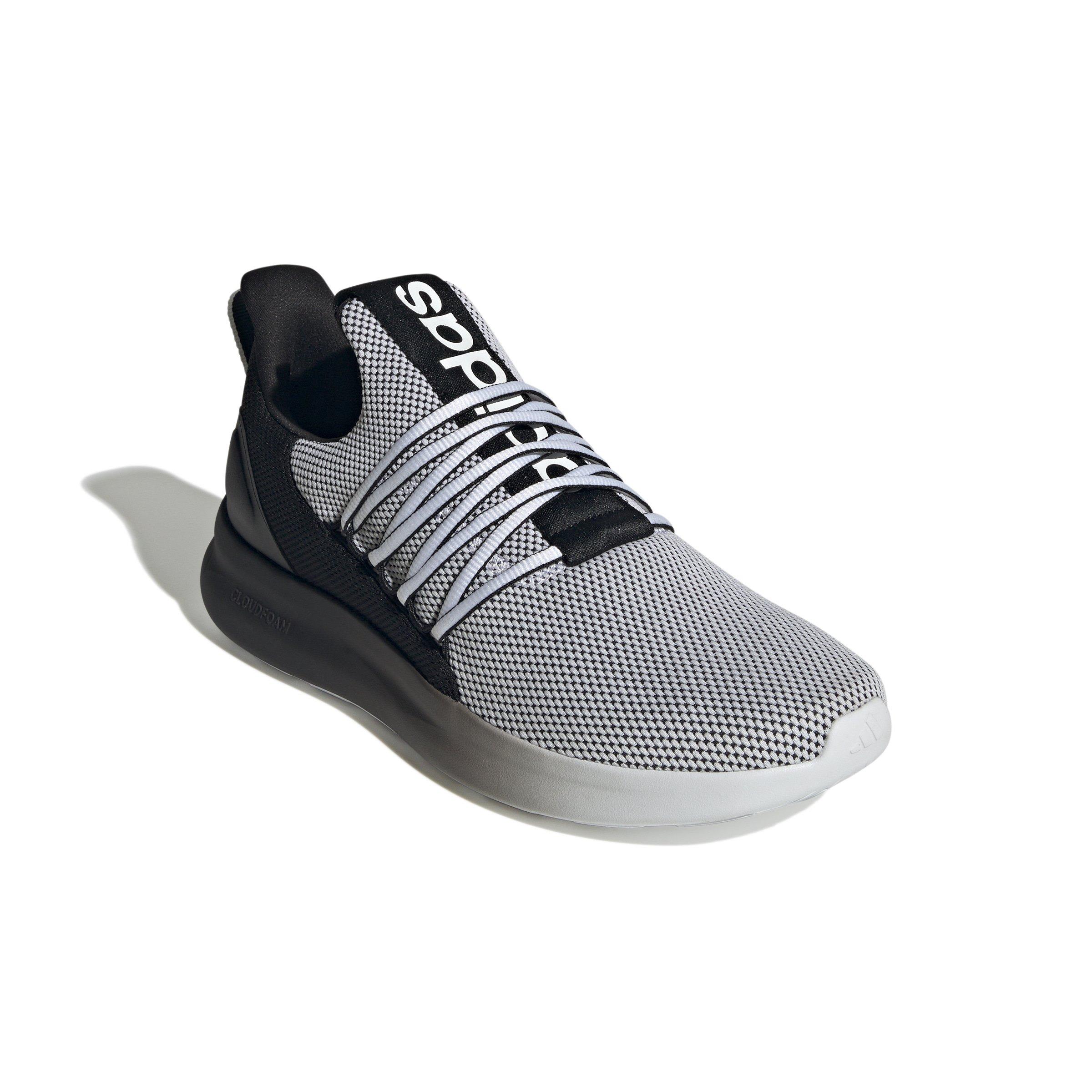 adidas Lite Racer Adapt 7.0 "Ftwr White/Core Black/Ftwr White" Men's Wide Shoe - WHITE/BLACK/WHITE Thumbnail View 3