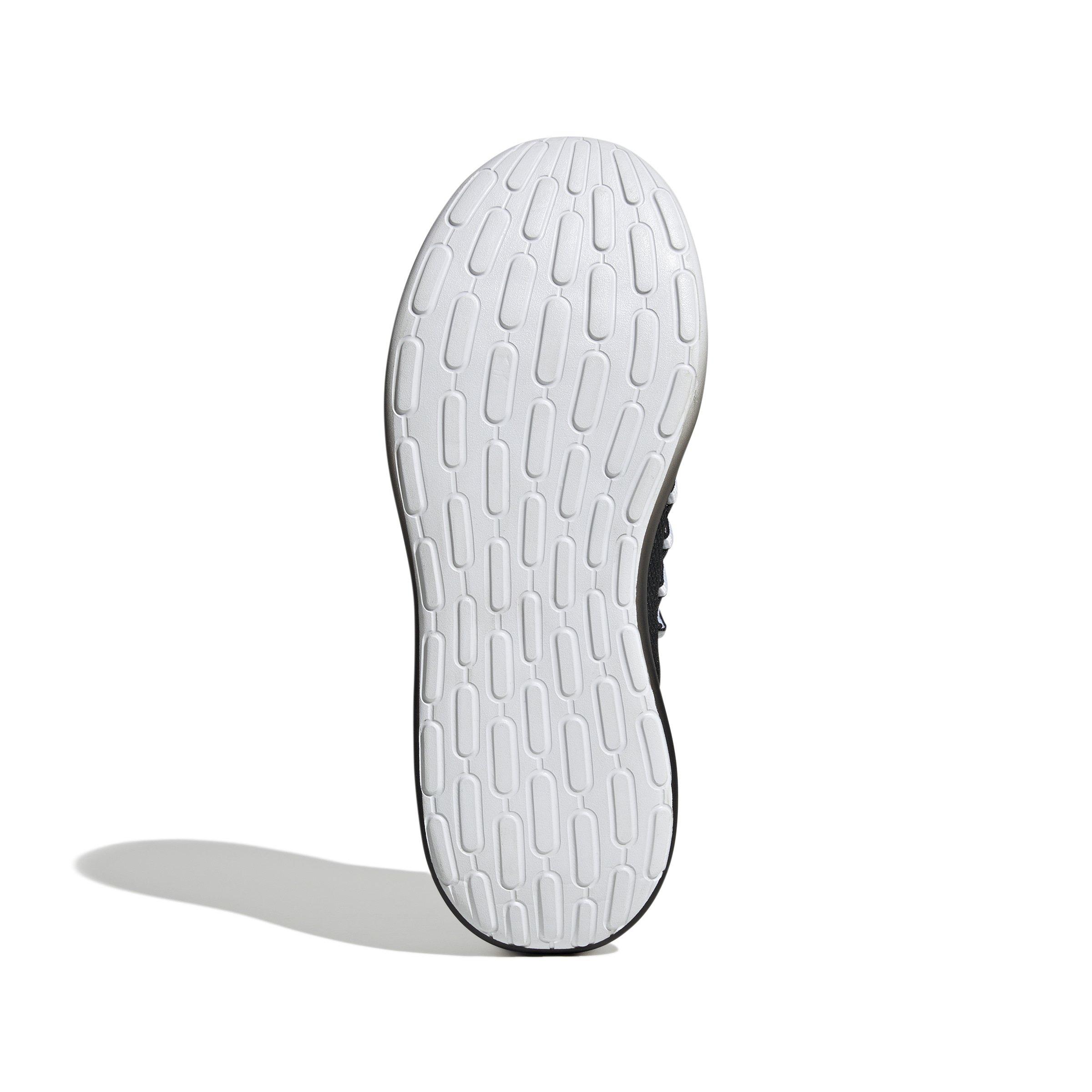 adidas Lite Racer Adapt 7.0 "Ftwr White/Core Black/Ftwr White" Men's Wide Shoe - WHITE/BLACK/WHITE Thumbnail View 6