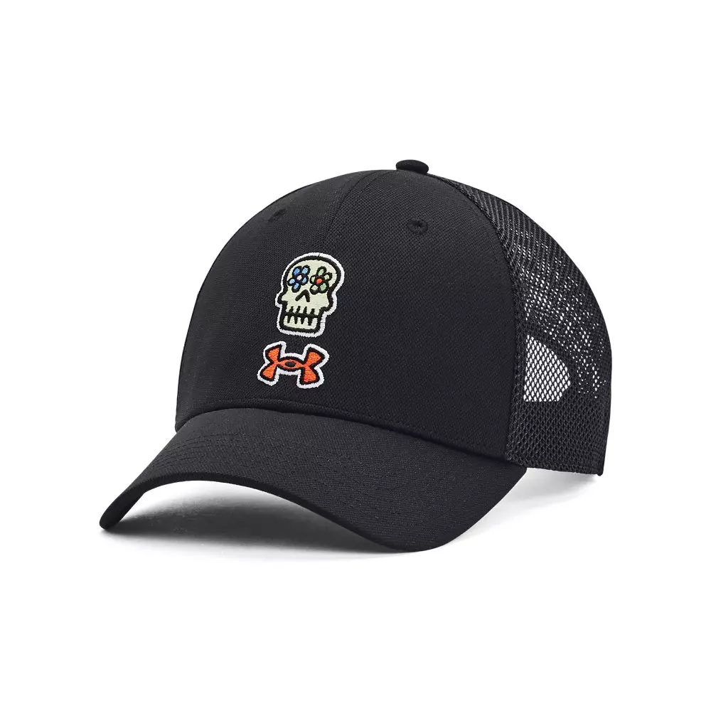 Under Armour Blitzing Trucker Hat-Black - BLACK