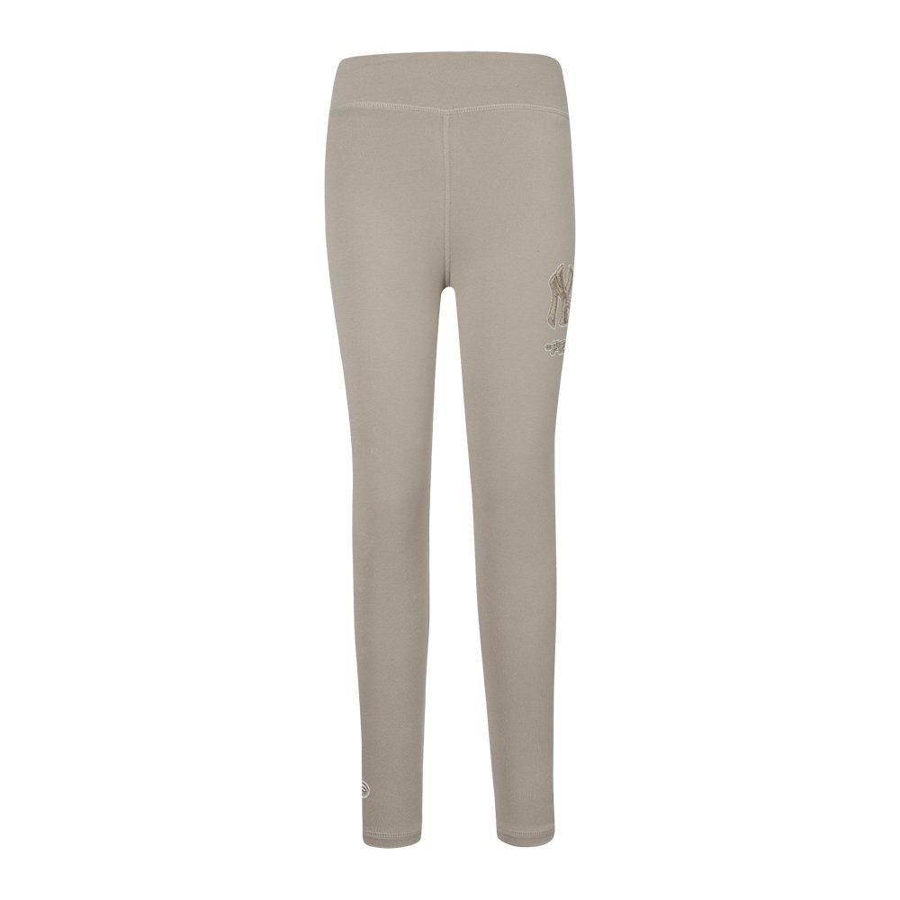 Pro Standard Big Girls' MLB New York Yankees Neutral Leggings - Khaki - KHAKI Thumbnail View 1