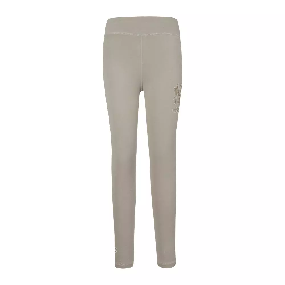Pro Standard Big Girls' MLB New York Yankees Neutral Leggings - Khaki - KHAKI