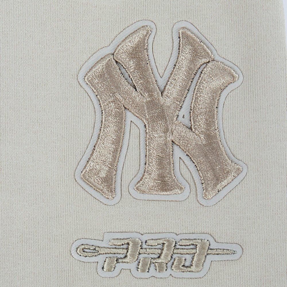 Pro Standard Big Girls' MLB New York Yankees Neutral Leggings - Khaki - KHAKI Thumbnail View 6