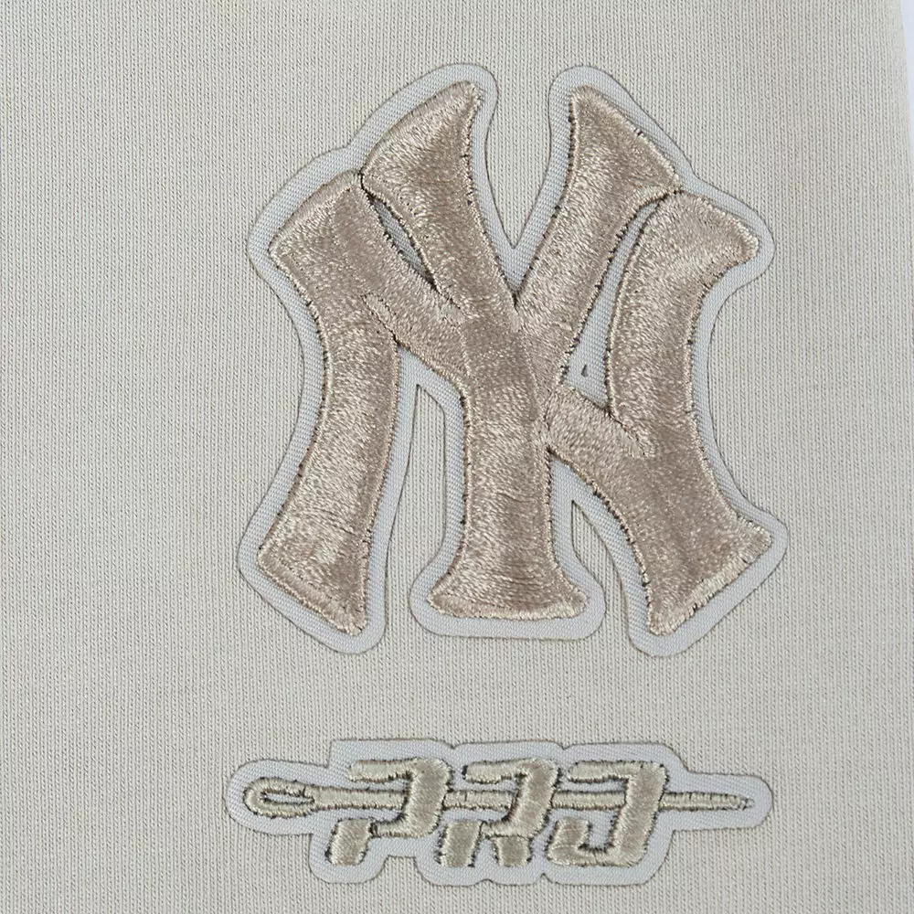 Pro Standard Big Girls' MLB New York Yankees Neutral Leggings -Khaki - KHAKI