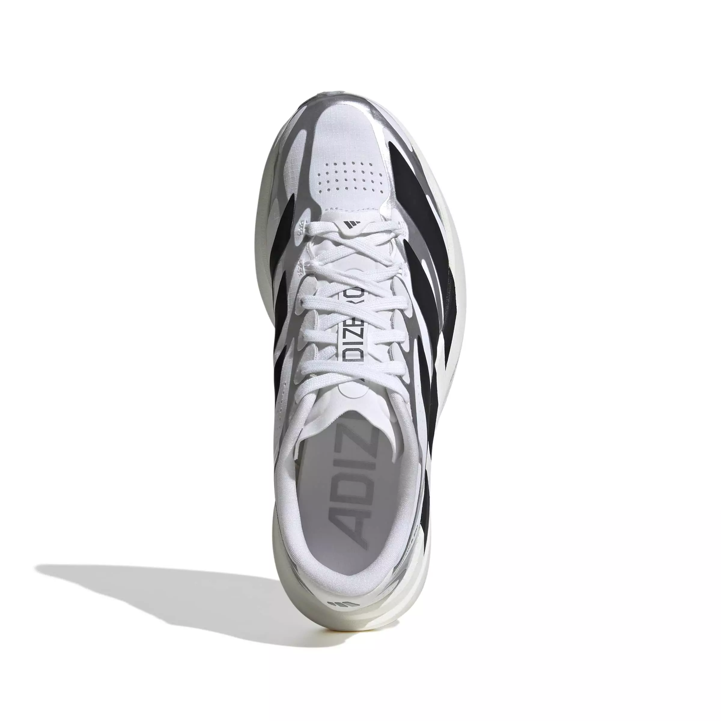 adidas Adizero EVO SL EXO "Ftwr White/Core Black/Iron Metallic" Women's Running Shoe - WHITE/BLACK/IRON