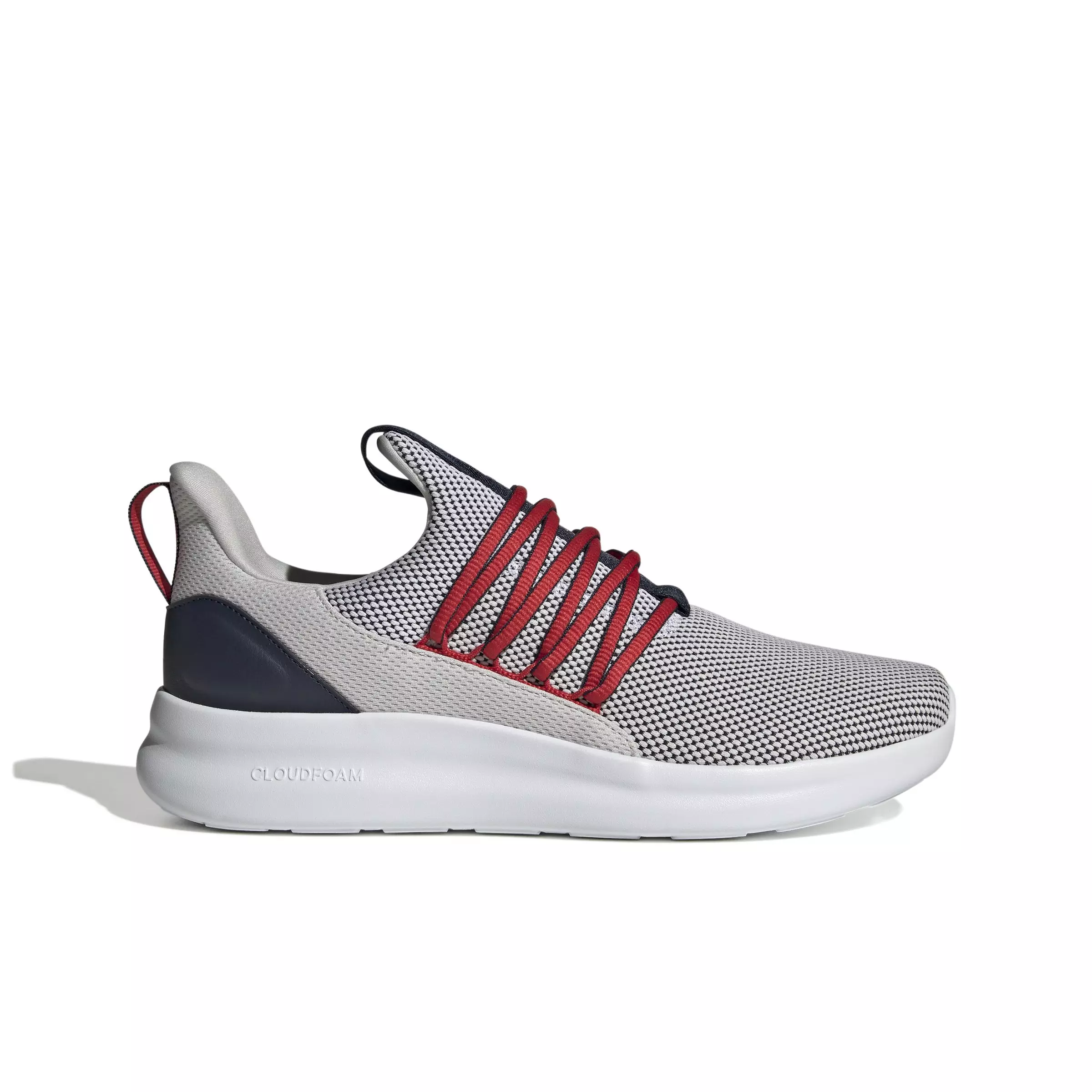 adidas Lite Racer Adapt 7.0 "Ftwr White/Legend Ink/Grey One" Men's Wide Shoe - WHITE/INK/GREY