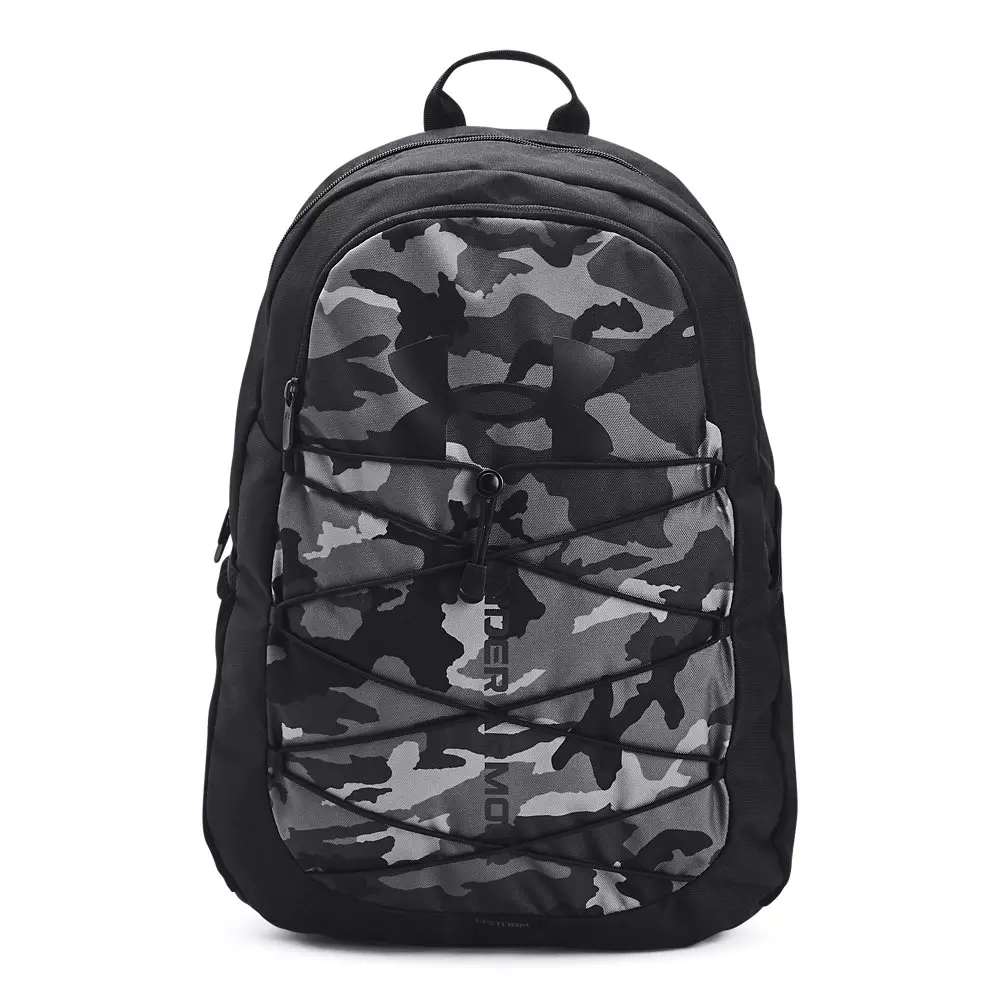 Under Armour Hustle Sport Backpack-Black/Grey - BLACK/GREY