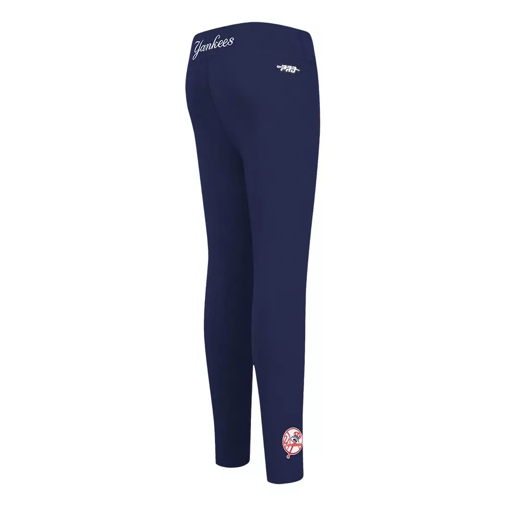 Pro Standard Big Girls' MLB New York Yankees Classic Leggings -Navy - NAVY