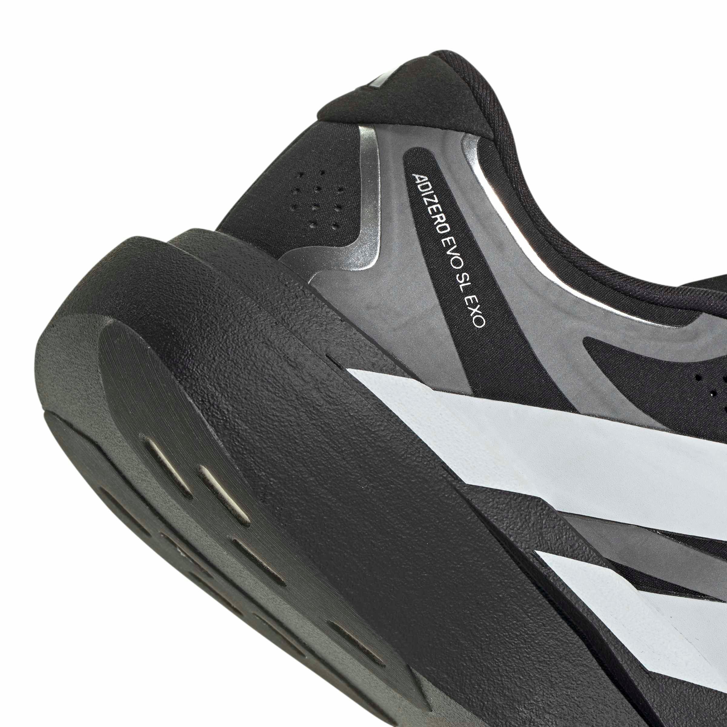 adidas Adizero EVO SL EXO "Core Black/Ftwr White/Iron Metallic" Women's Running Shoe - BLACK/WHITE/IRON