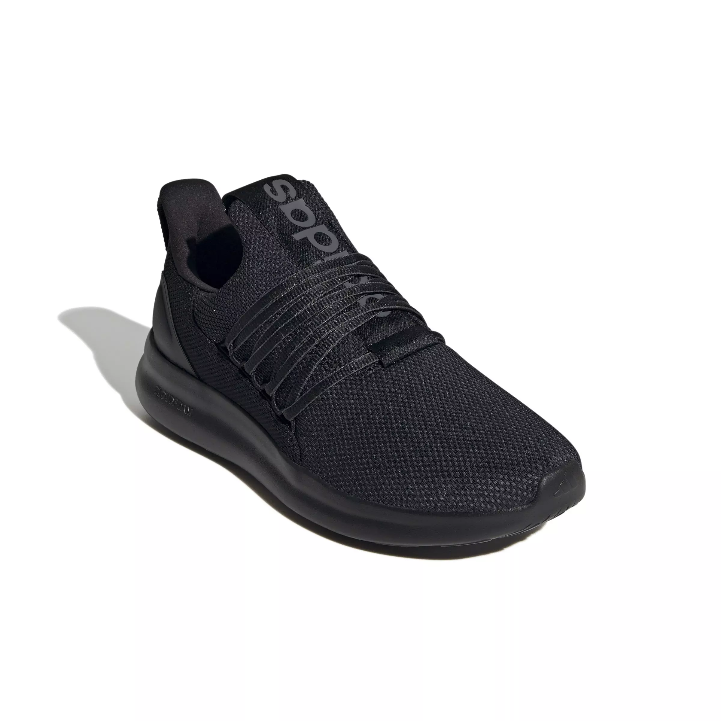 adidas Lite Racer Adapt 7.0 "Core Black/Grey Six/Core Black" Men's Wide Shoe - BLACK/GREY/BLACK