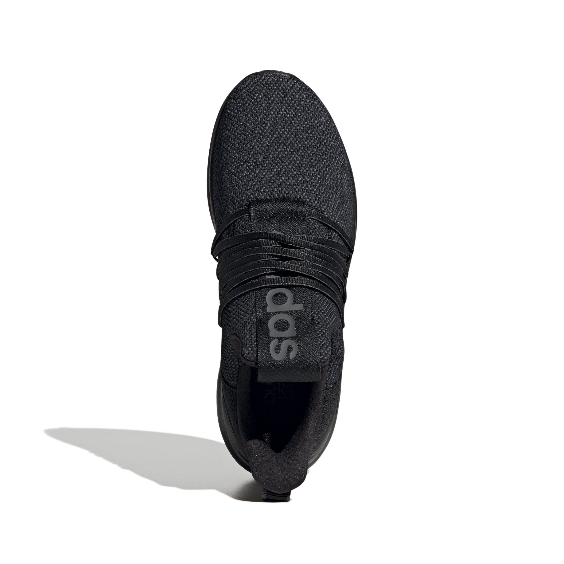 adidas Lite Racer Adapt 7.0 "Core Black/Grey Six/Core Black" Men's Wide Shoe - BLACK/GREY/BLACK Thumbnail View 5