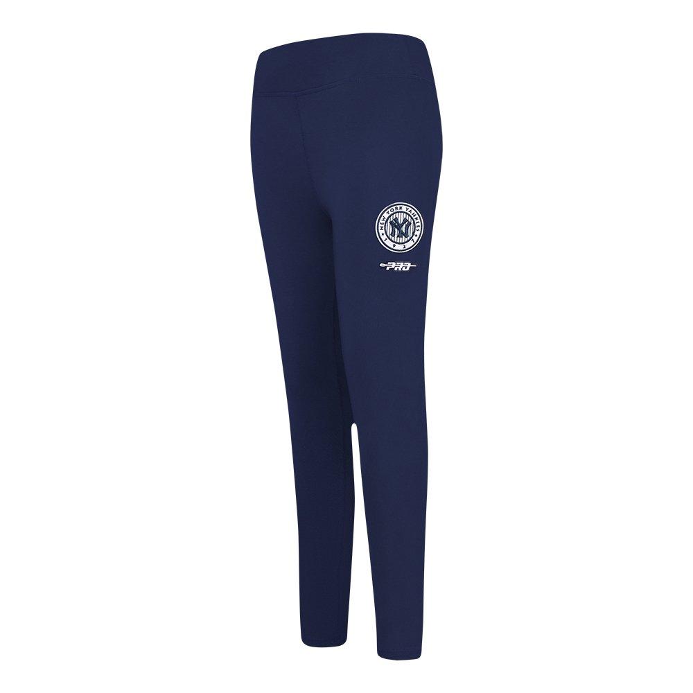 Pro Standard Big Girls' MLB New York Yankees Retro Classic Leggings - Navy - NAVY Thumbnail View 3