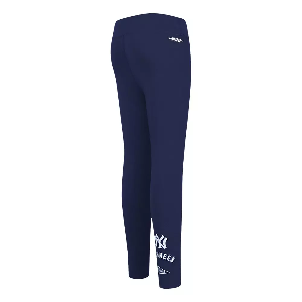 Pro Standard Big Girls' MLB New York Yankees Retro Classic Leggings - Navy - NAVY