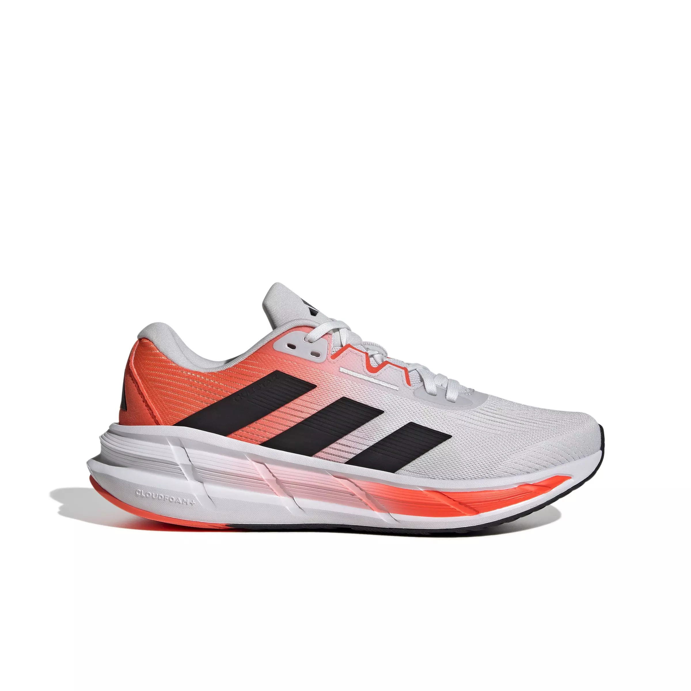 adidas Questar 3 "Dash Grey/Core Black/Solar Red" Men's Running Shoe - GREY/BLACK/RED