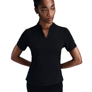 Nike Women's Tour Dri-FIT Short-Sleeve Blade Golf Polo - Black