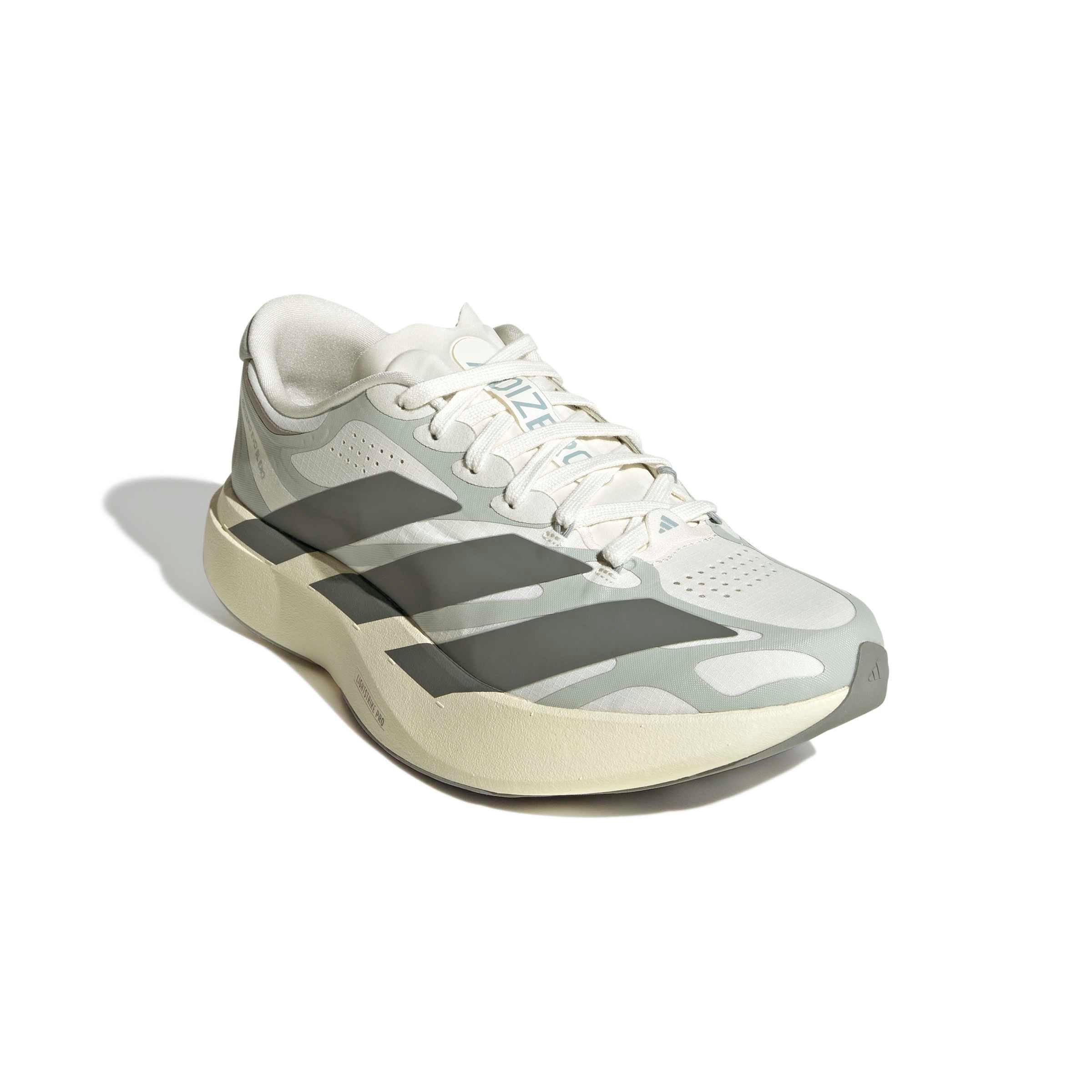 adidas Adizero EVO SL EXO "Cloud White/Grey Four/Wonder Silver" Women's Running Shoe - WHITE/GREY/SILVER