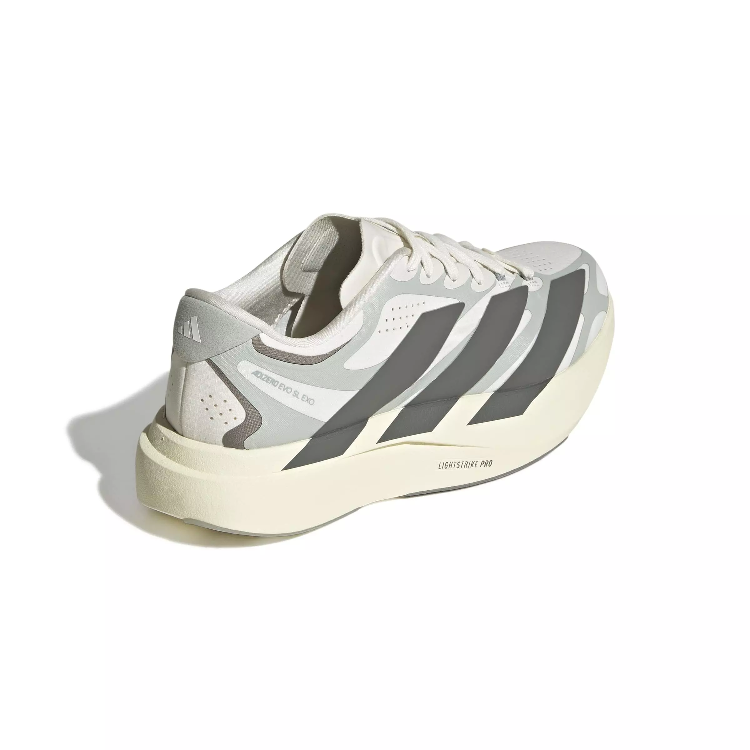 adidas Adizero EVO SL EXO "Cloud White/Grey Four/Wonder Silver" Women's Running Shoe - WHITE/GREY/SILVER