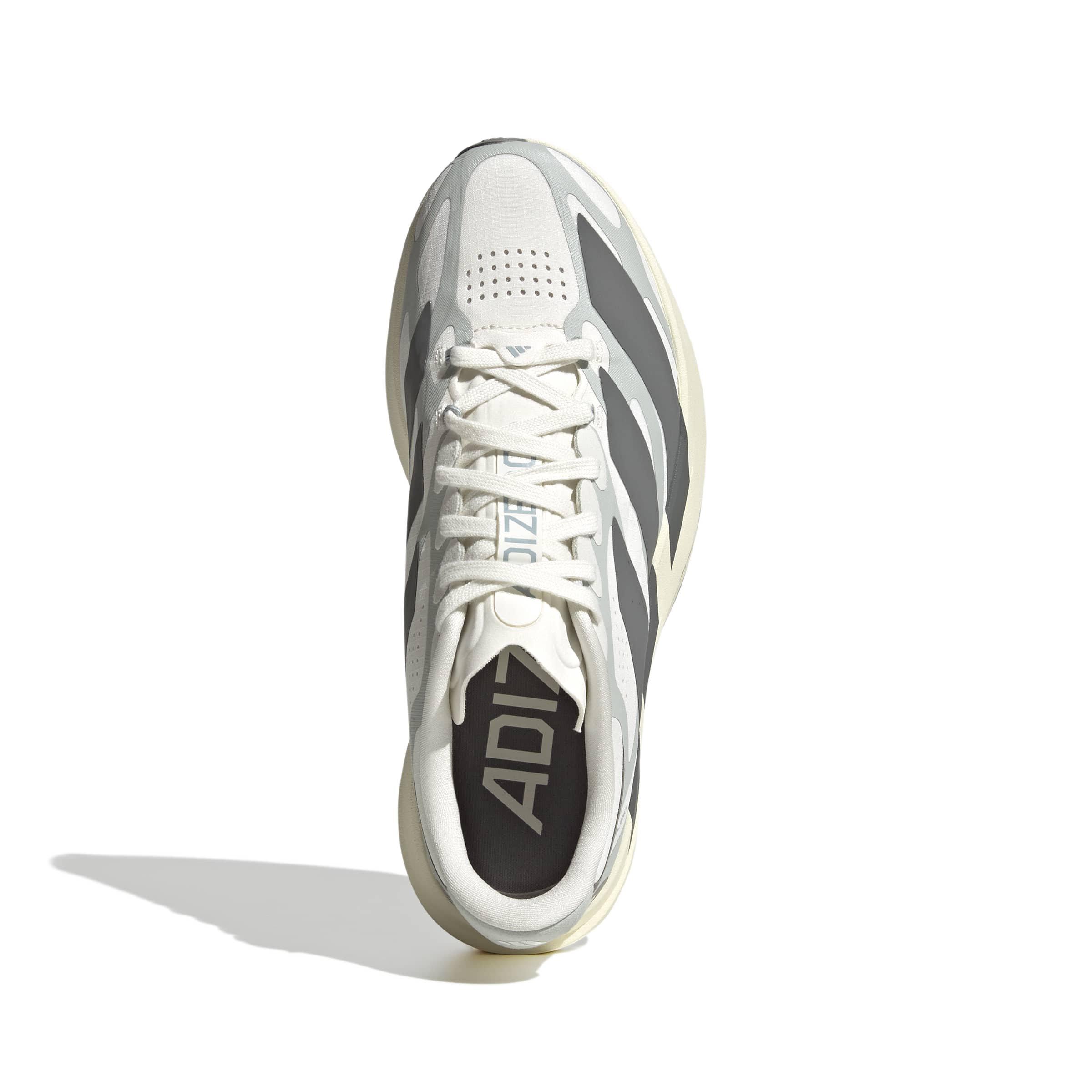 adidas Adizero EVO SL EXO "Cloud White/Grey Four/Wonder Silver" Women's Running Shoe - WHITE/GREY/SILVER