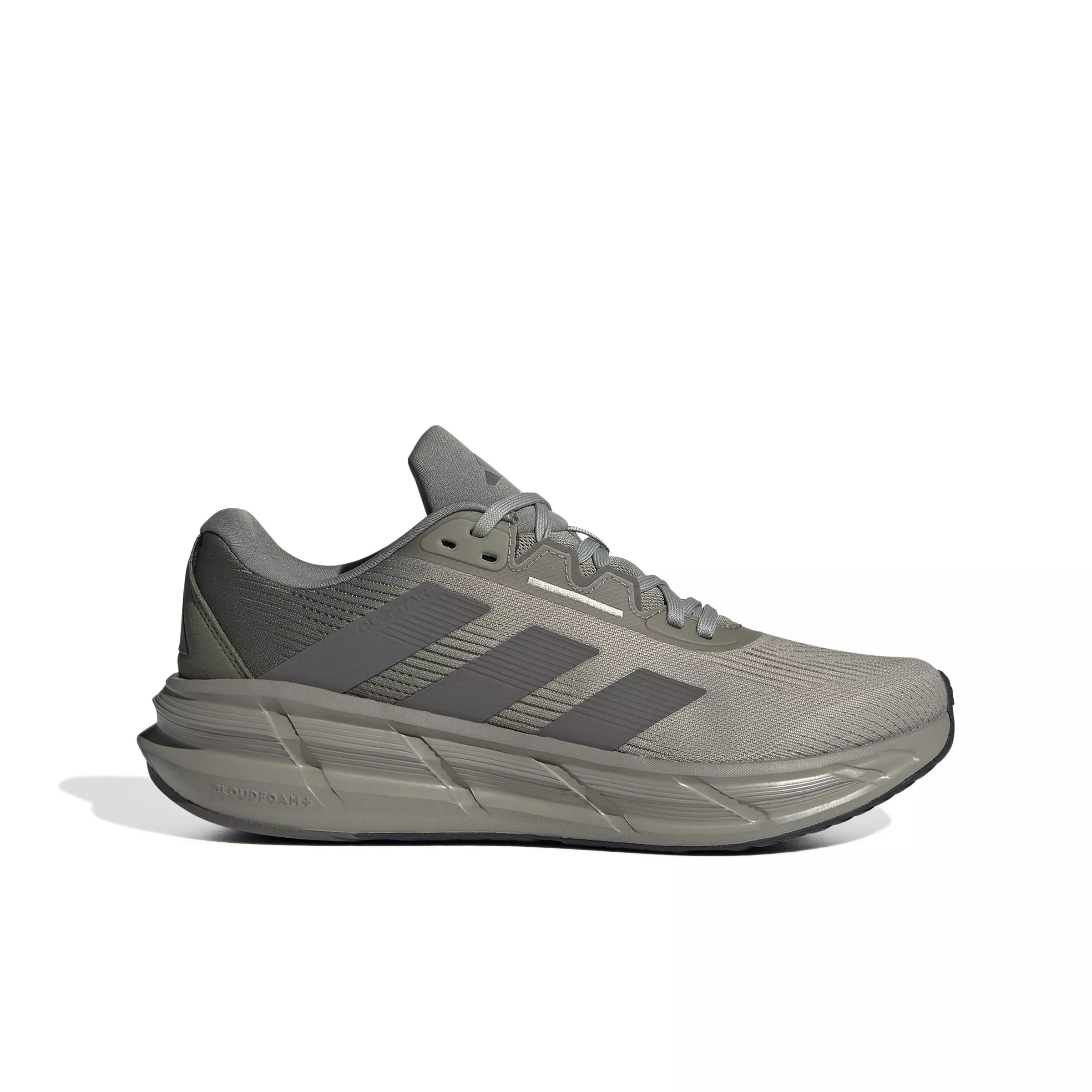 adidas Questar 3 "Silver Pebble/Charcoal/Olive Strata" Men's Running Shoe - SILVER/CHARCOAL/OLIVE