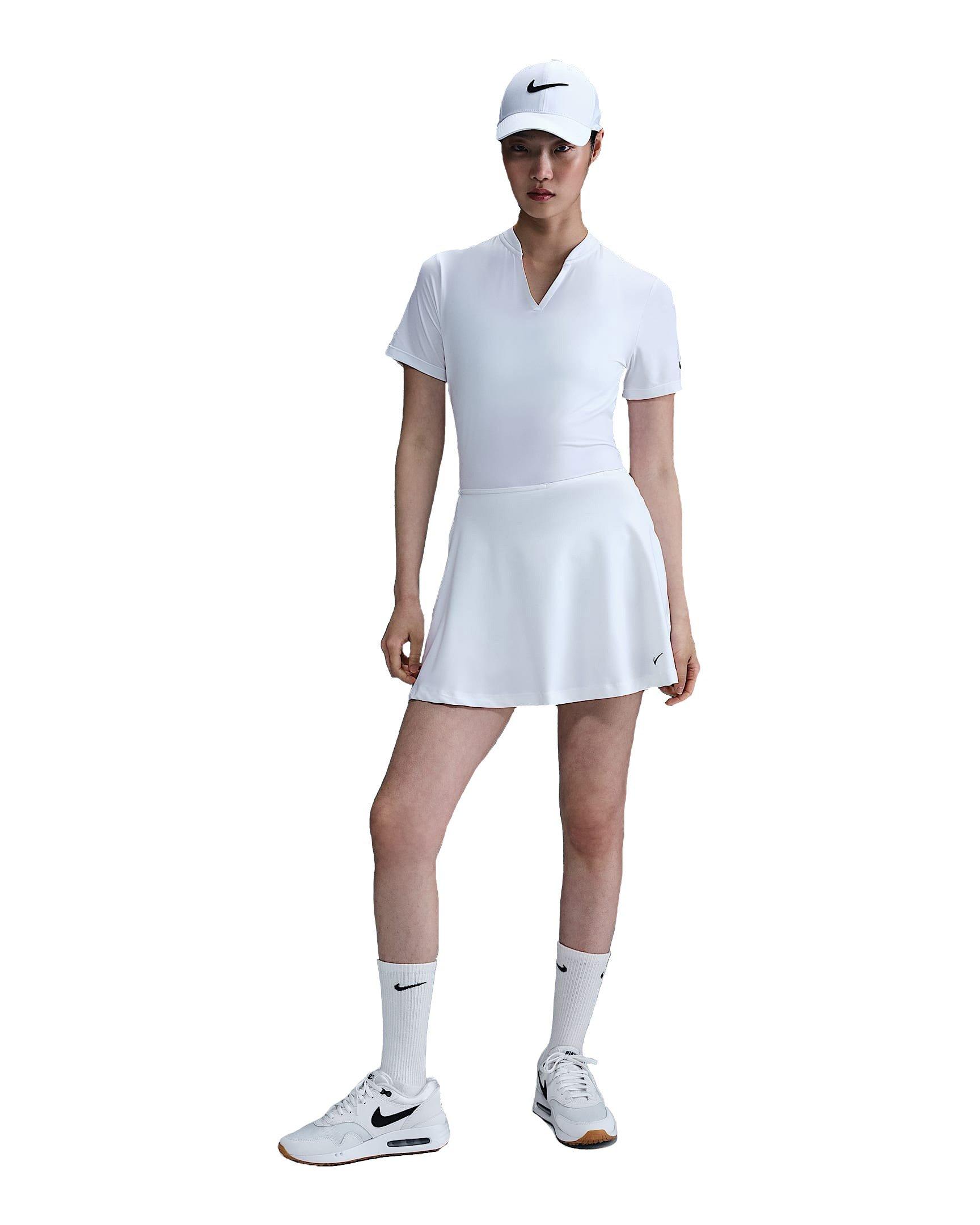 Nike Tour Dri-FIT Women's White Short-Sleeve Blade Golf Polo