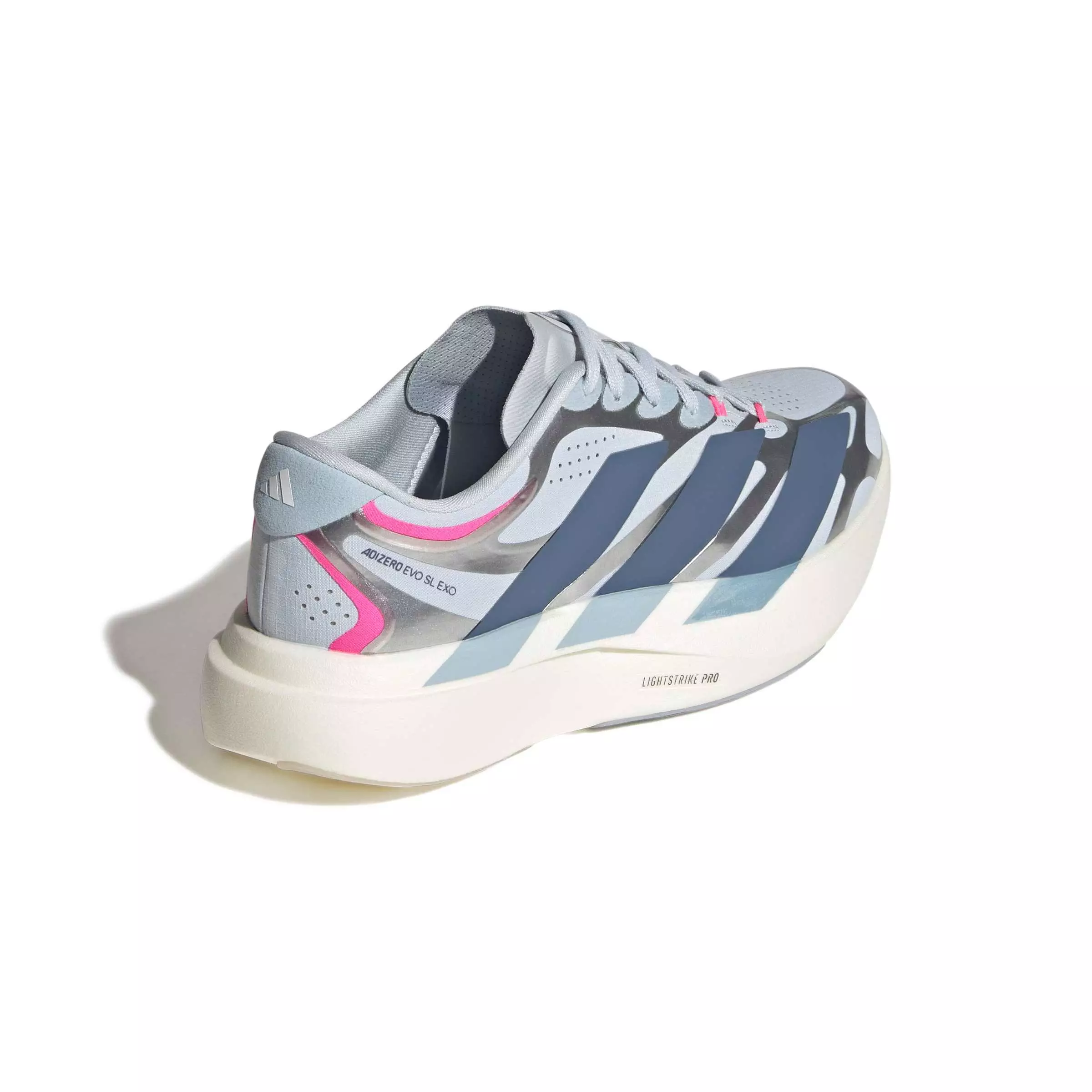 adidas Adizero EVO SL EXO "Halo Blue/Preloved Ink/Silver Metallic" Women's Running Shoe - BLUE/INK/SILVER