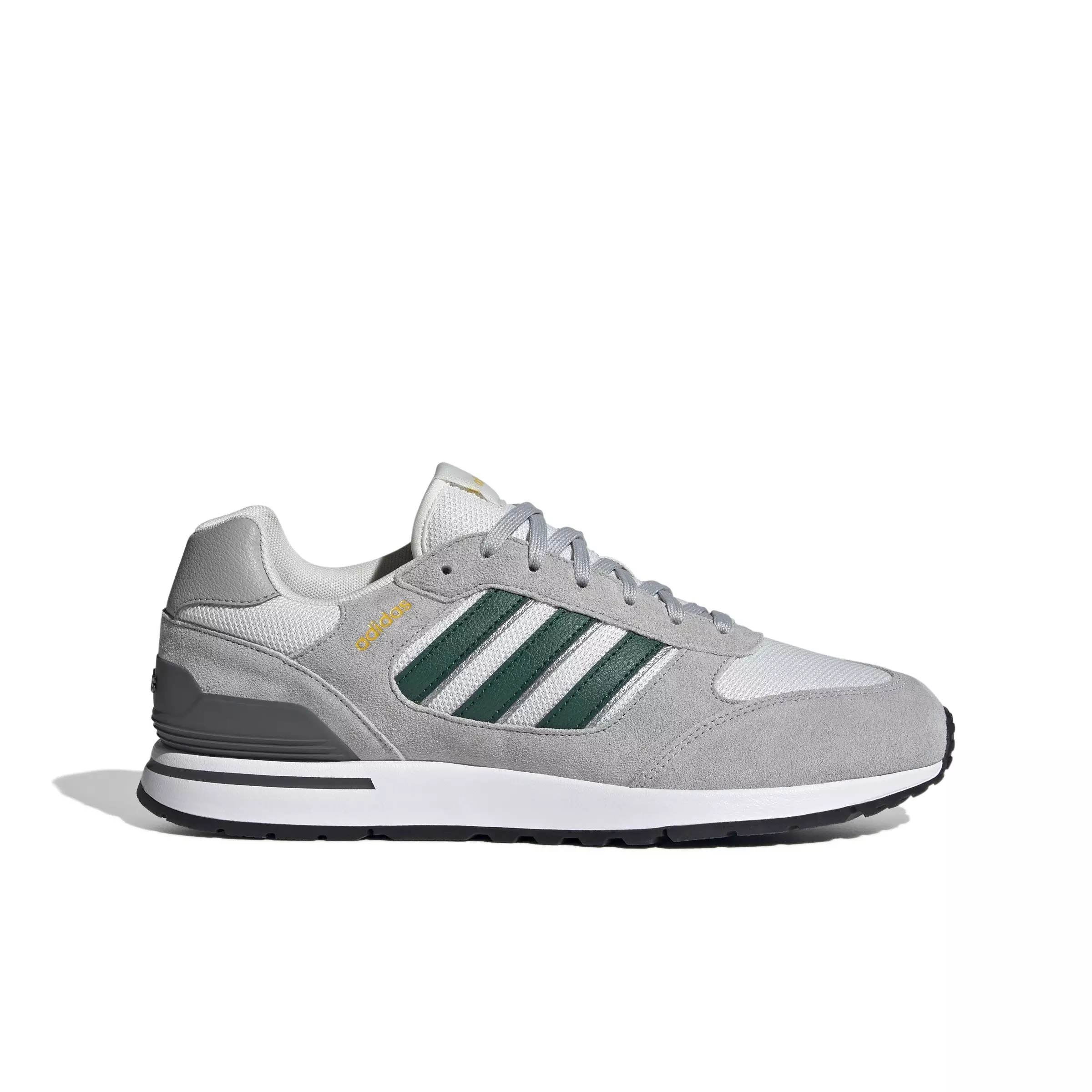 adidas Run 80s "Grey Two/Collegiate Green/Core White" Men's Shoe - GREY/GREEN/WHITE